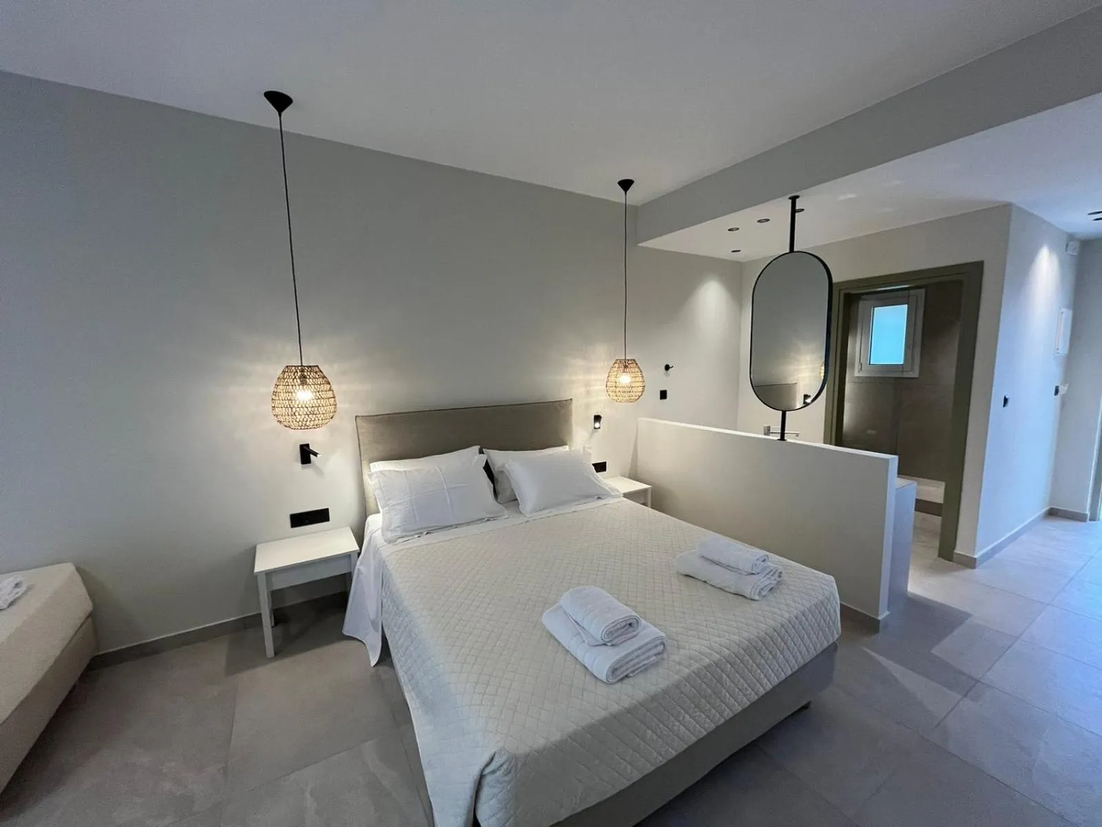 Photo of the whole room, Bed in Mediterranean Sea Top Floor