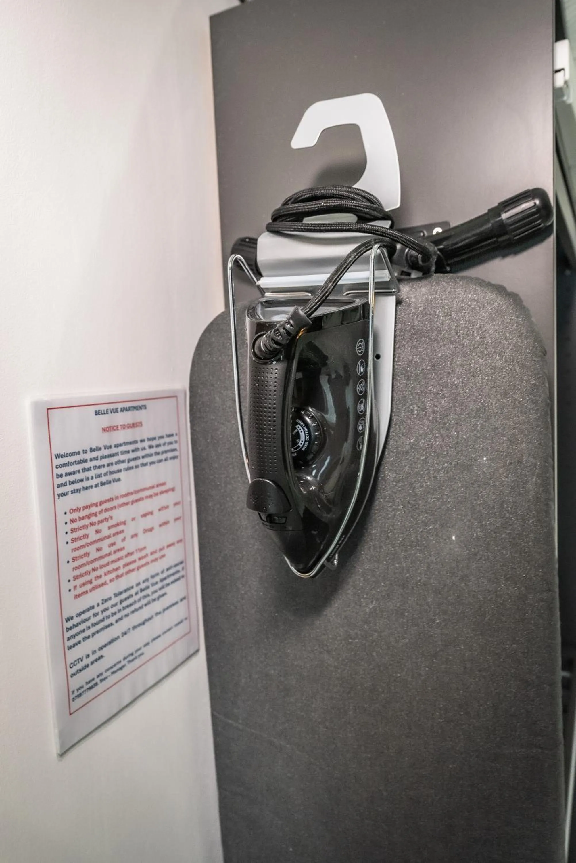 flat iron in OYO Bellevue Apartments Middlesborough