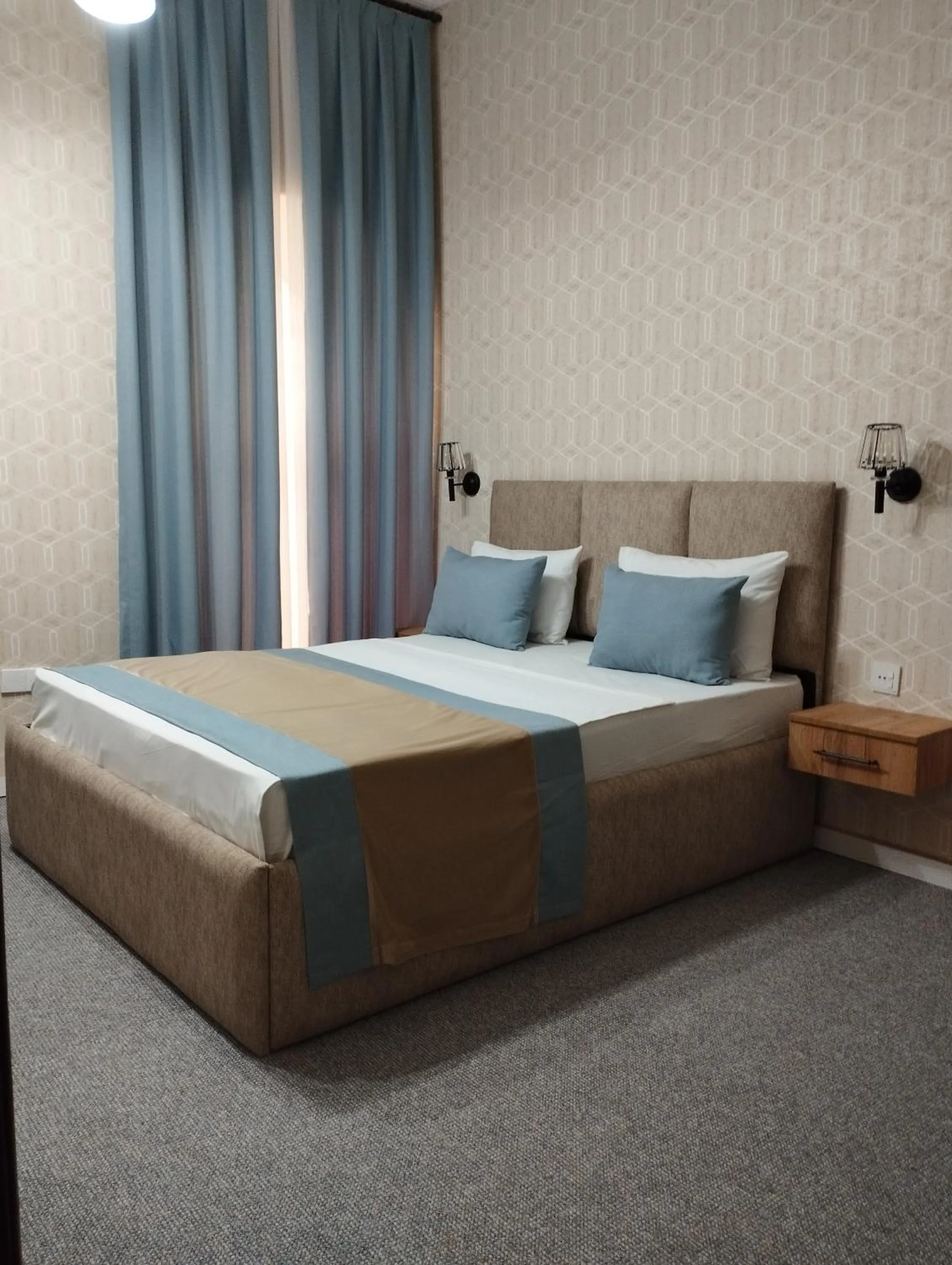 Bed in Pera Hotel Baku
