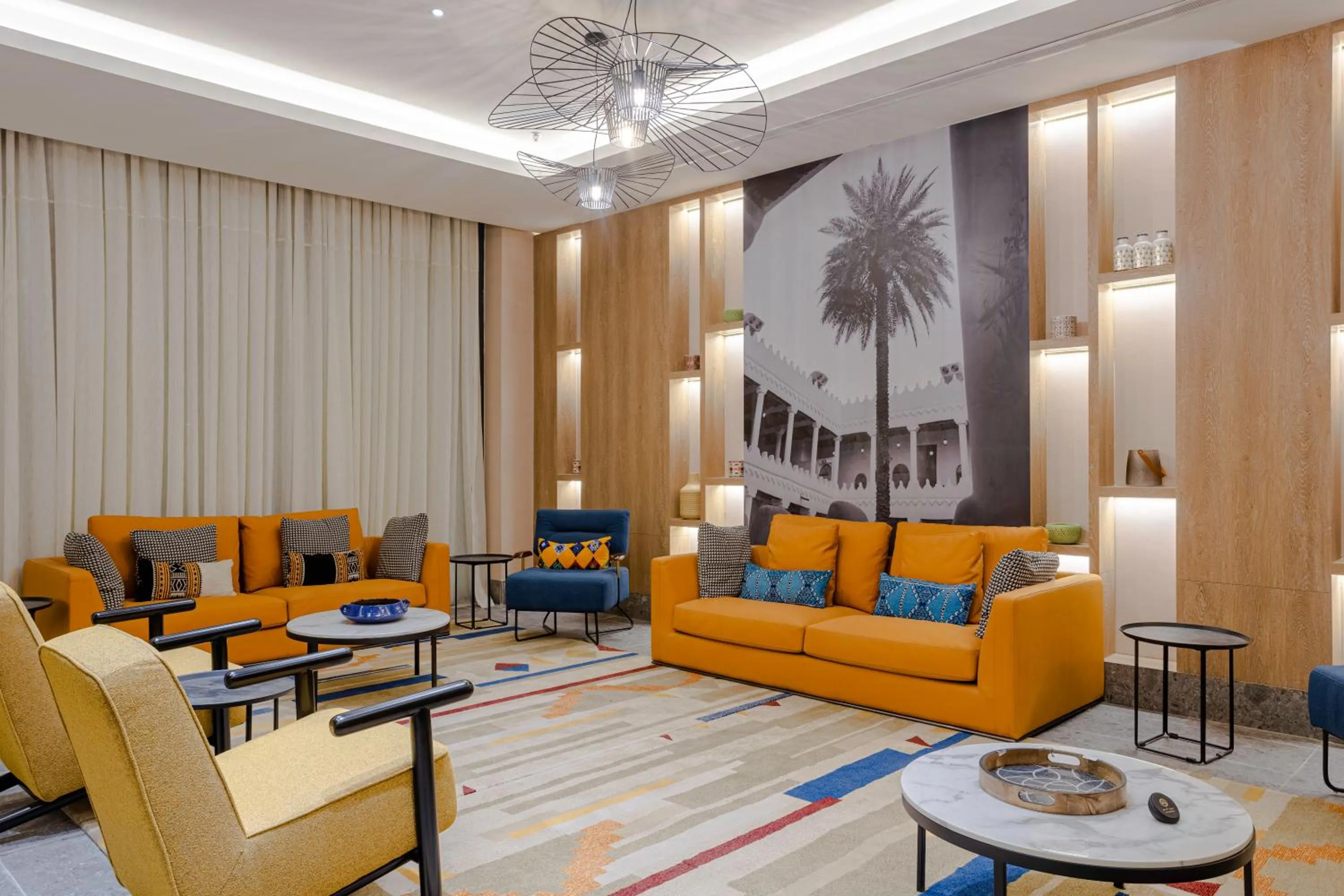 Seating area in Ewaa Express Hotel - Al Jouf