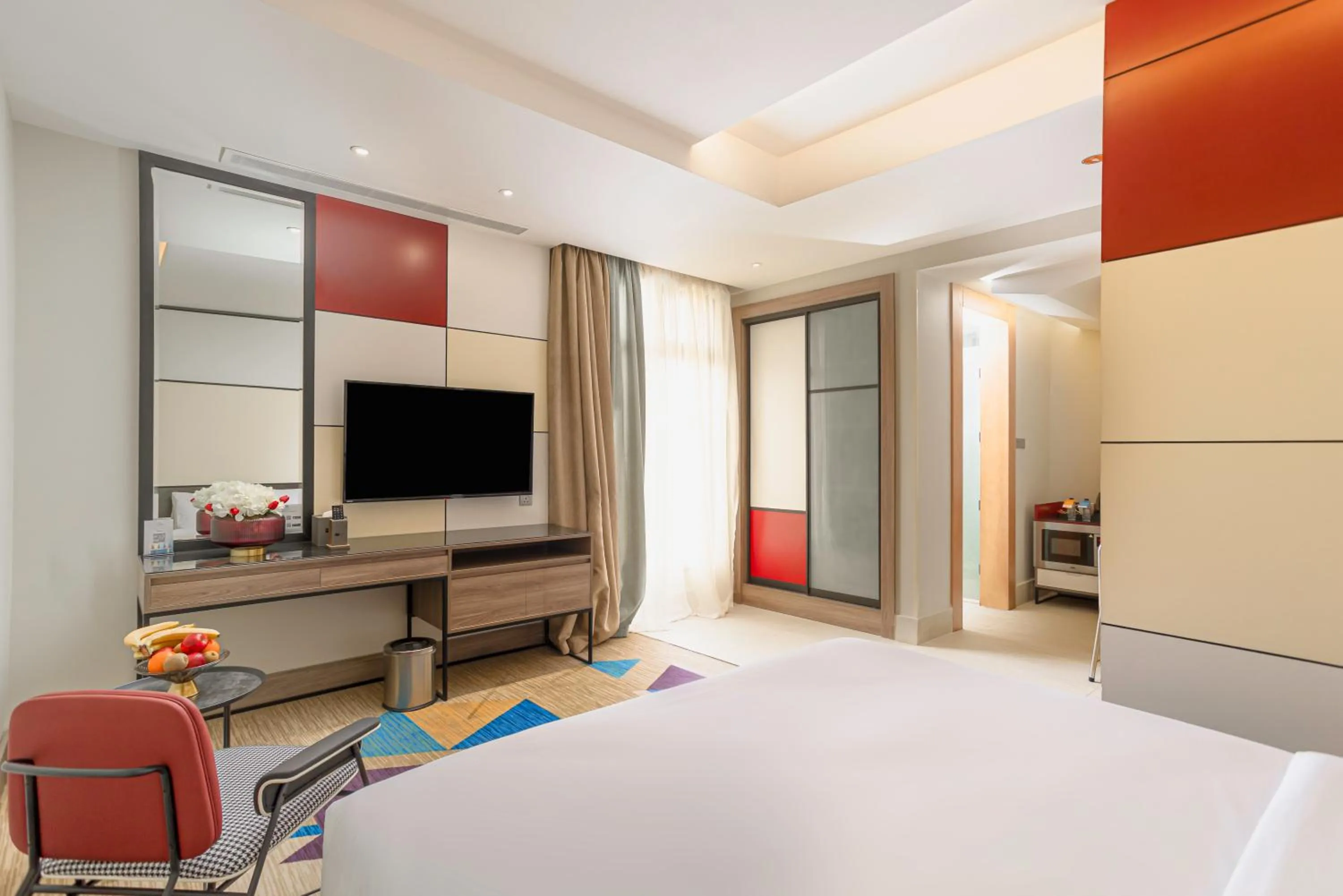 Photo of the whole room, Bed in Ewaa Express Hotel - Al Jouf