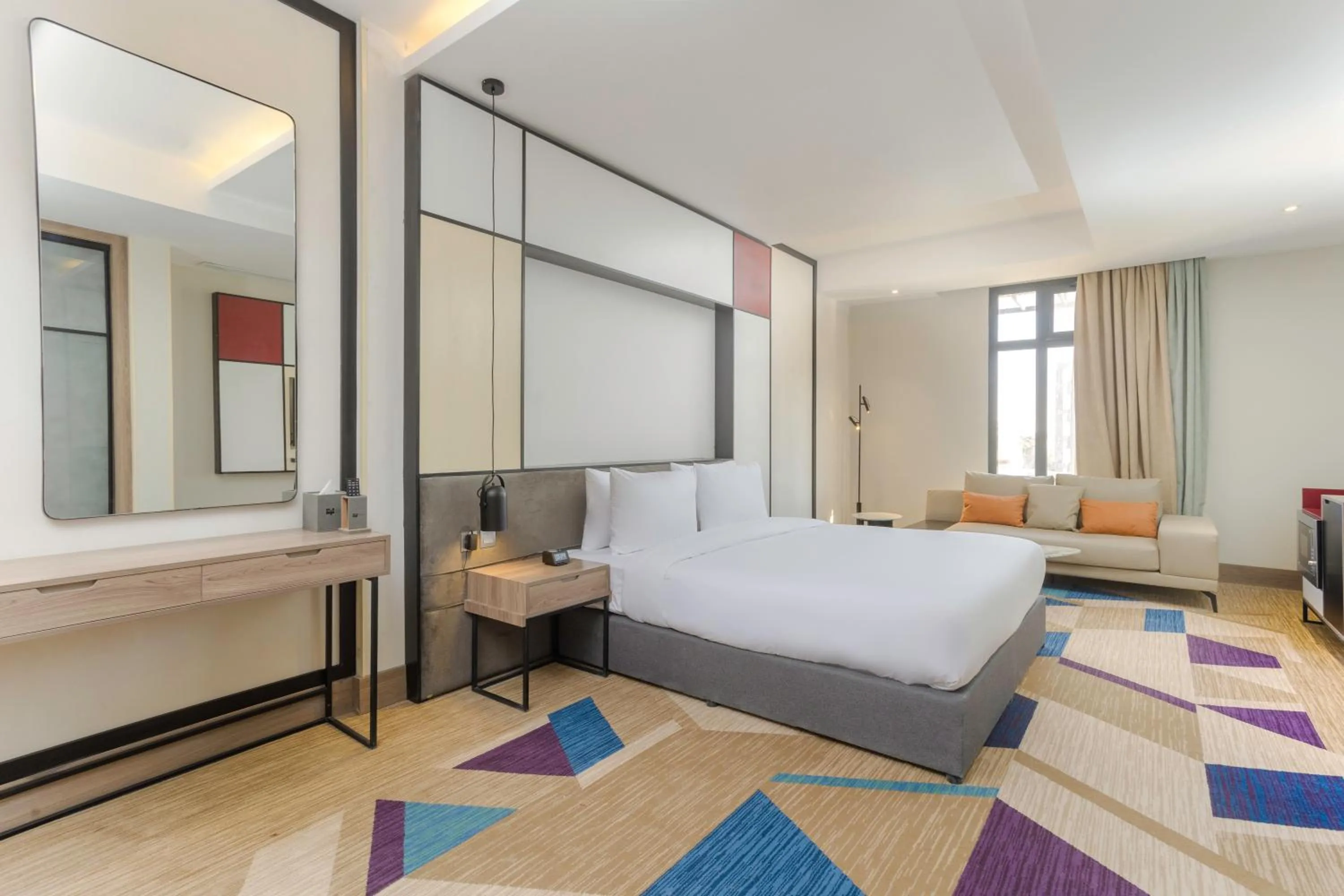 Photo of the whole room, Bed in Ewaa Express Hotel - Al Jouf