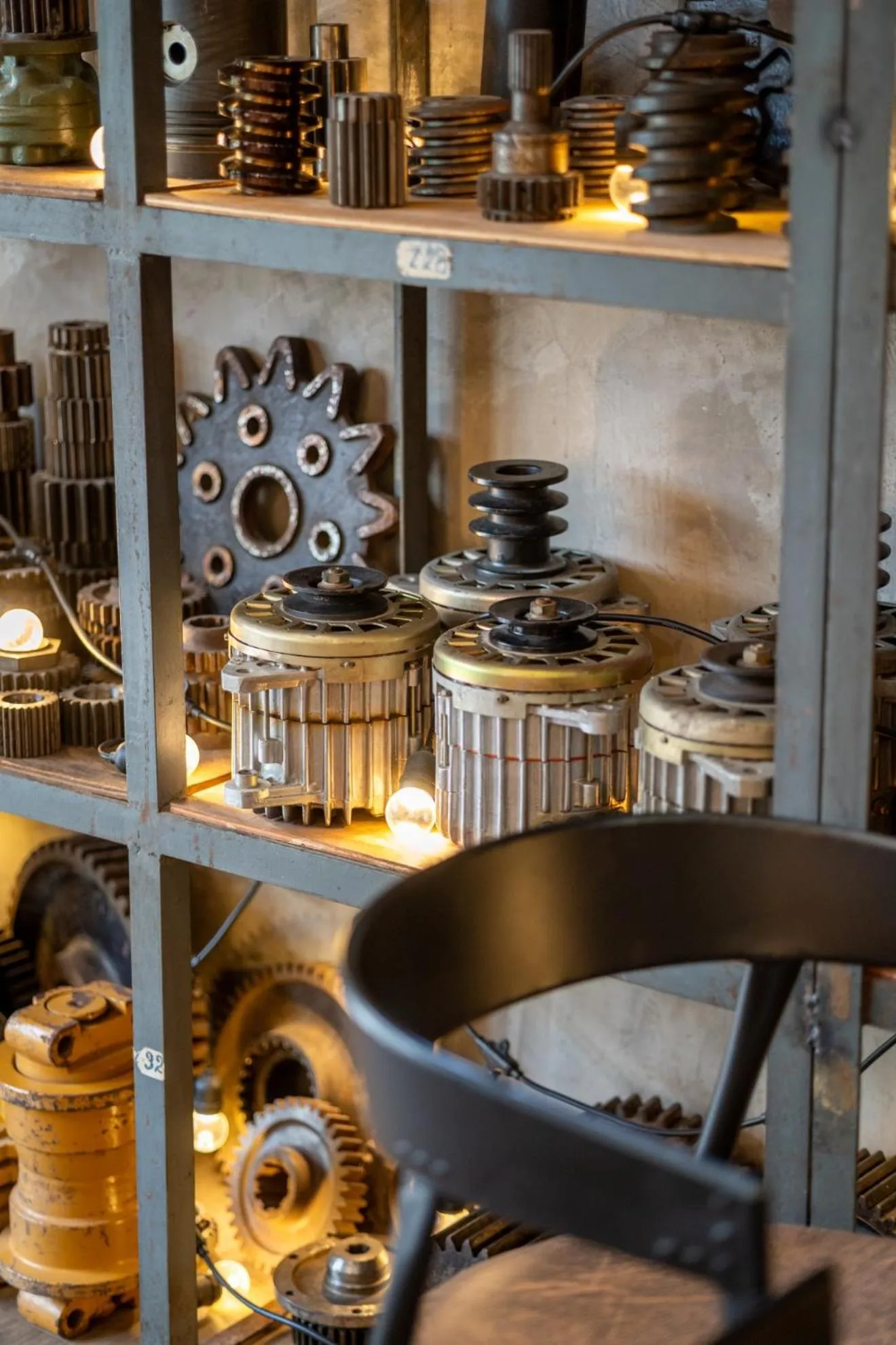 Decorative detail in House of Machine Boutique Hotel