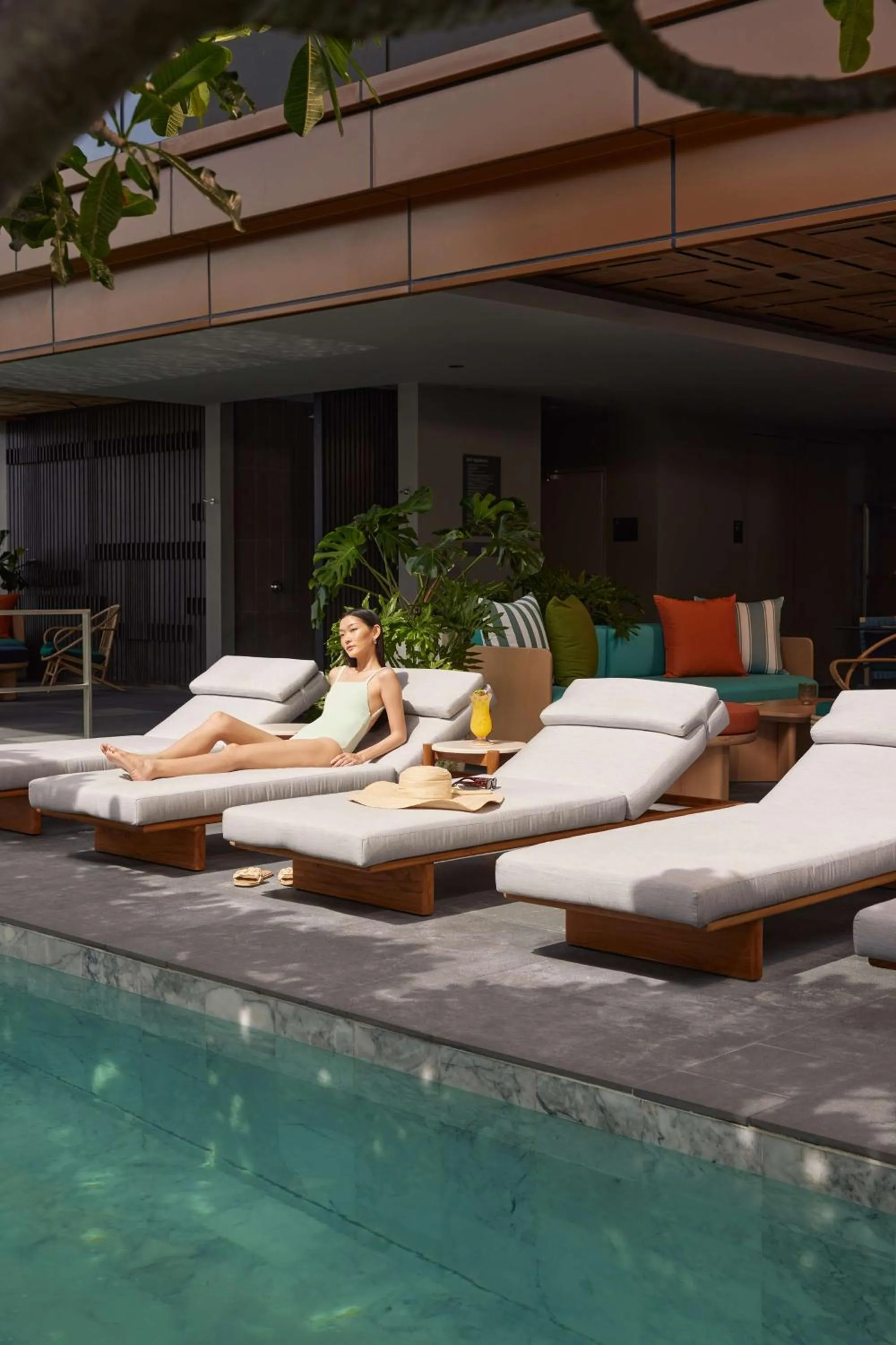 Pool view in dusitD2 Samyan Bangkok