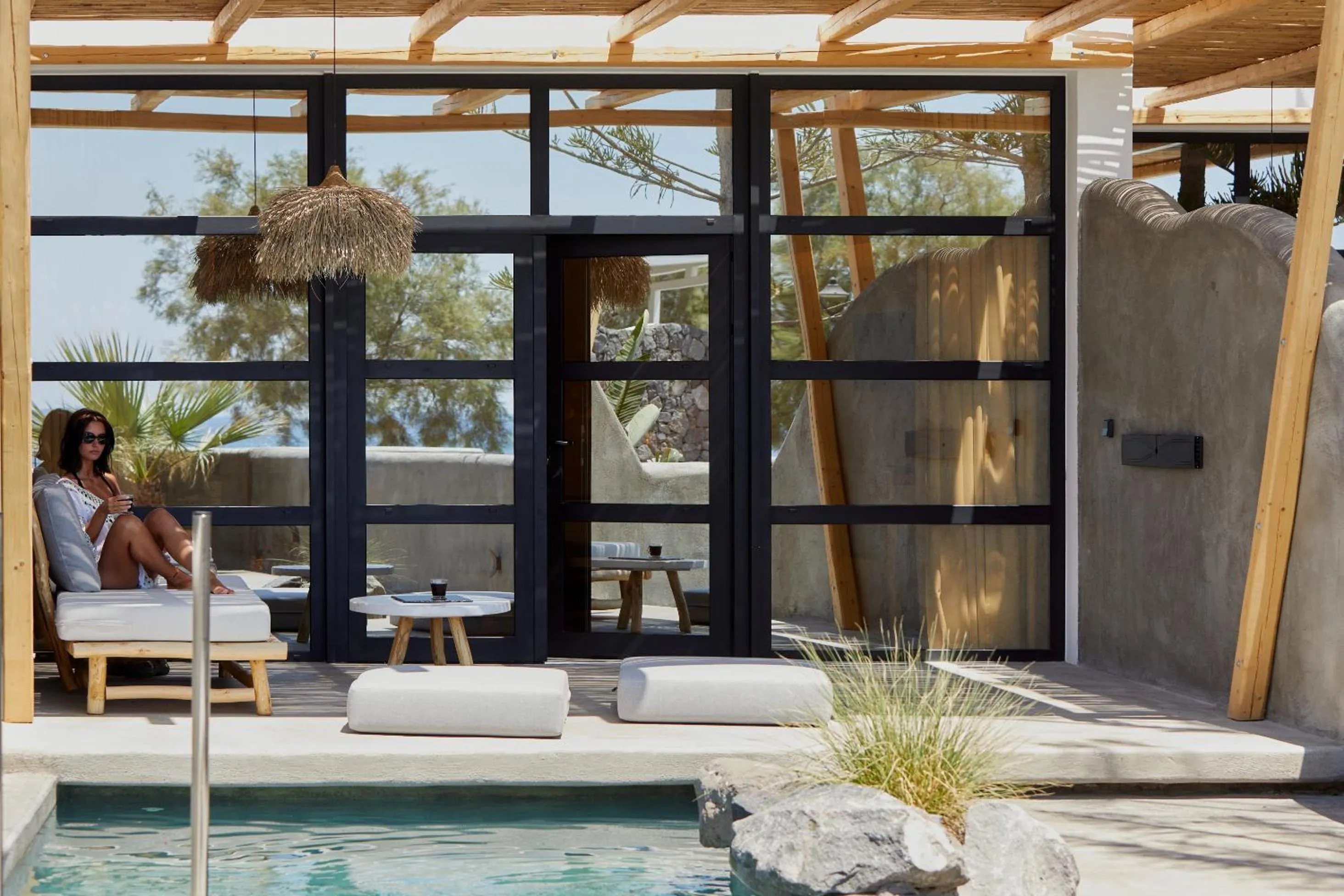 Patio in Oscar Beachfront Suites - Adults Only