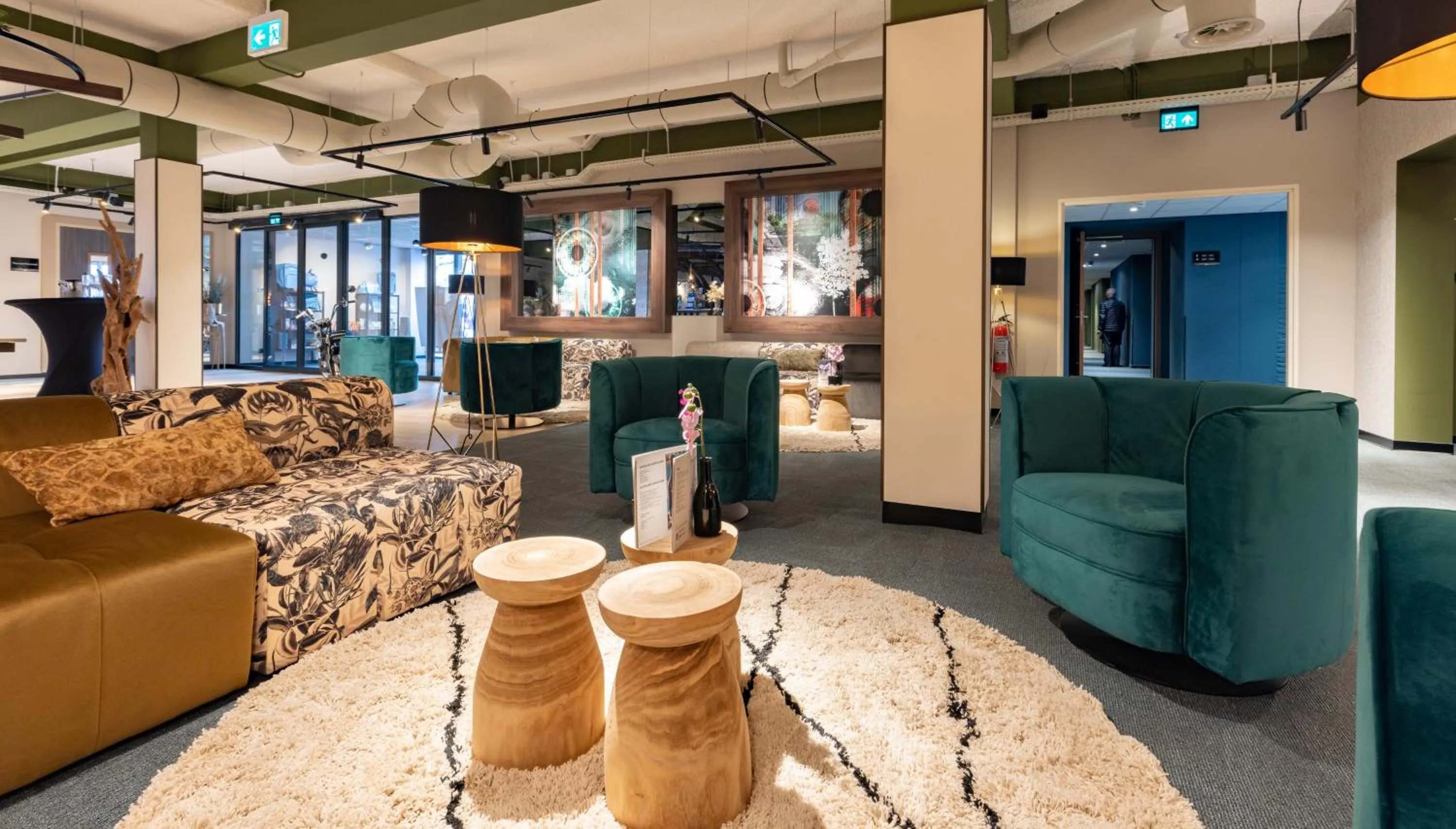 Seating area in Fletcher Hotel-Restaurant Marknesse