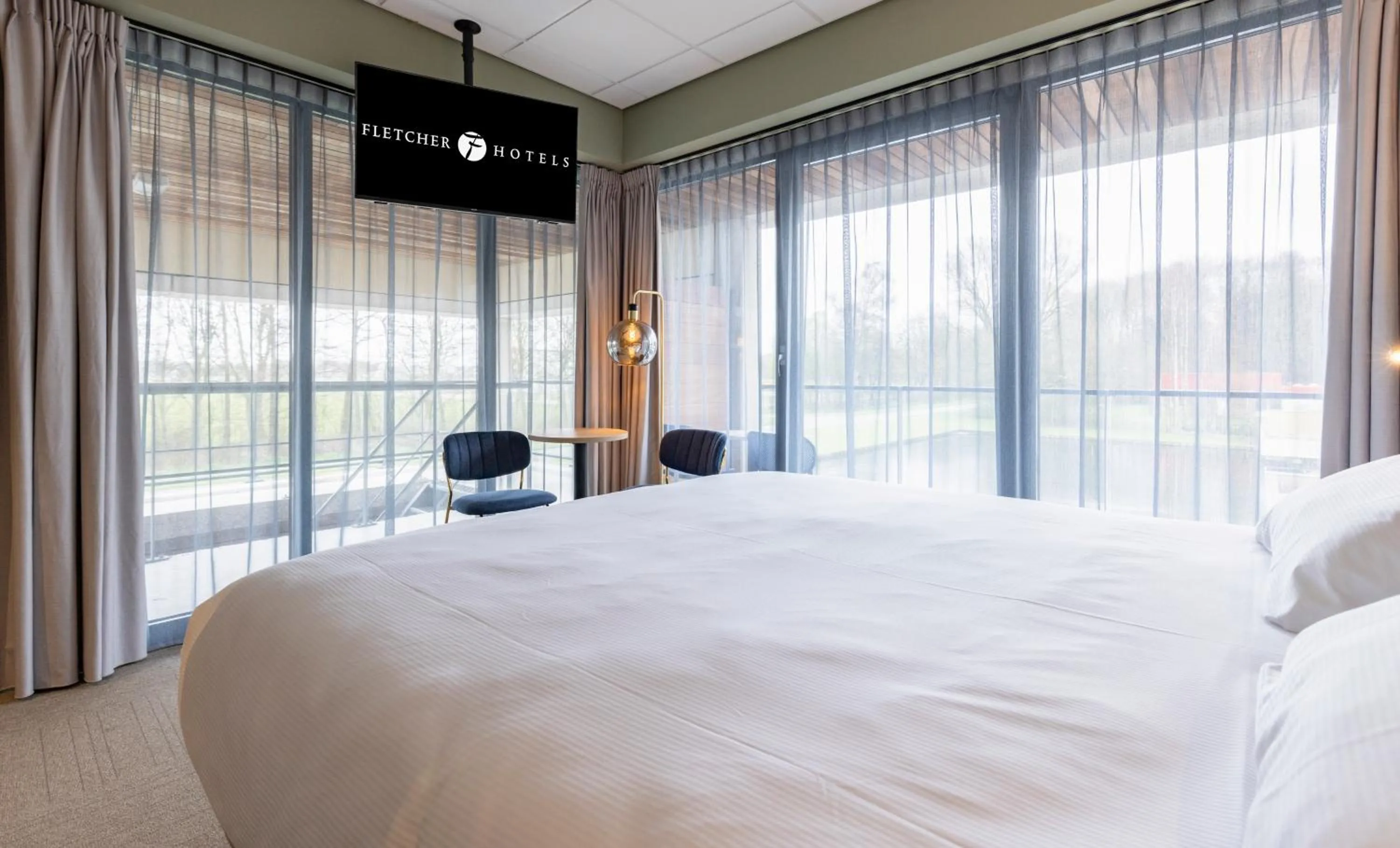 Bed in Fletcher Hotel-Restaurant Marknesse