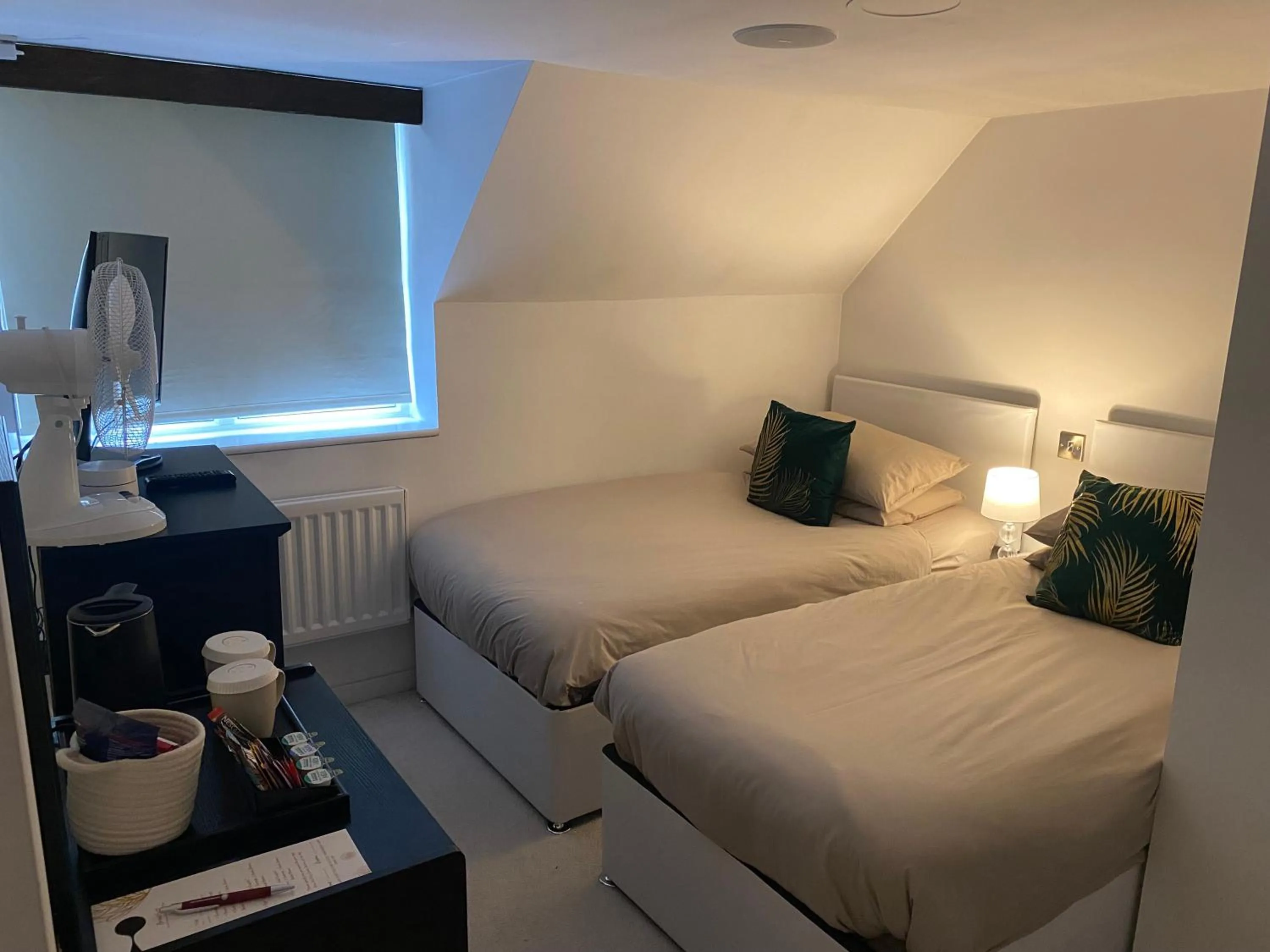 Bed in Tumbleweed Cottage