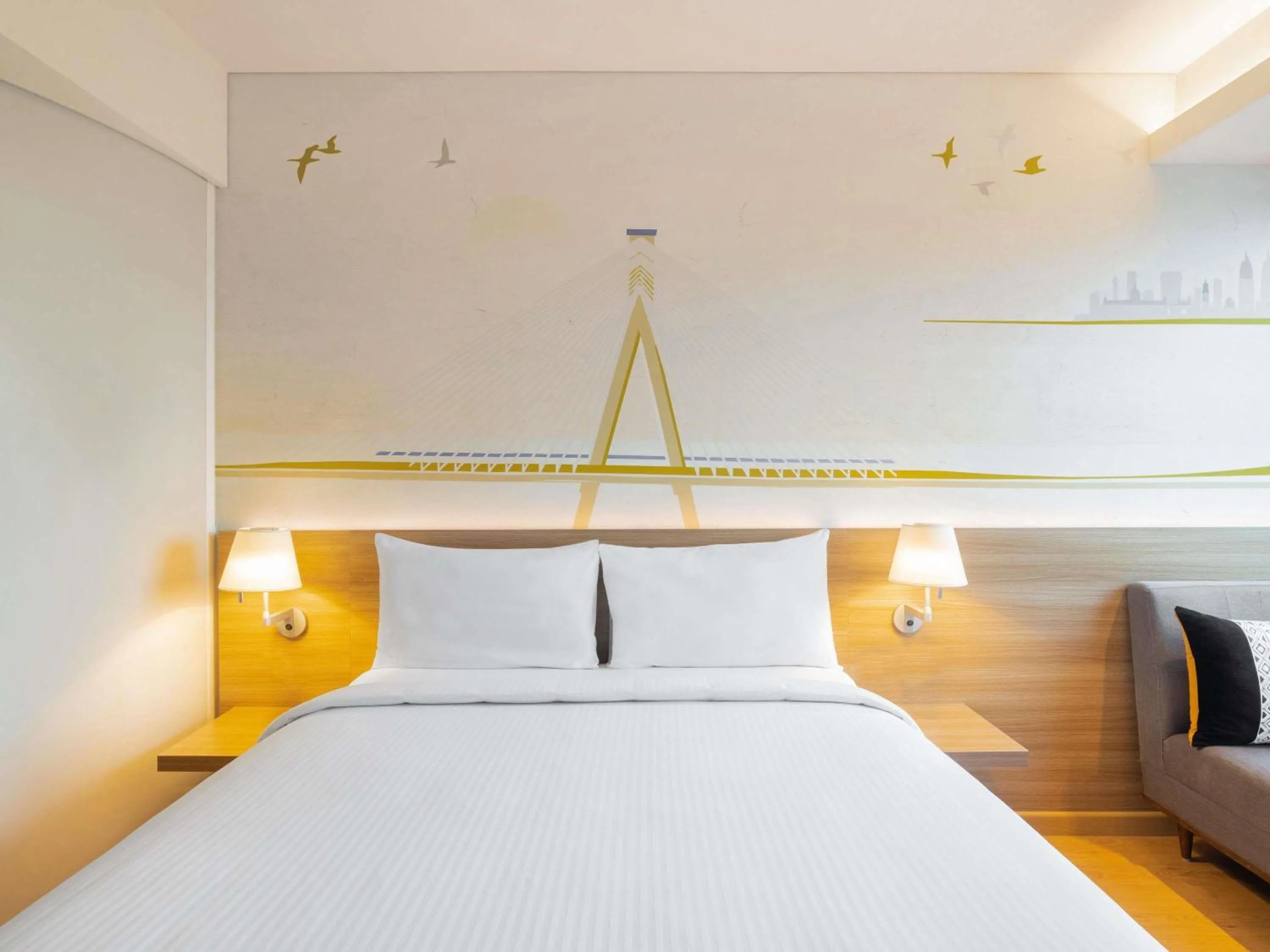 Bedroom, Bed in ibis Thane - An Accor Brand