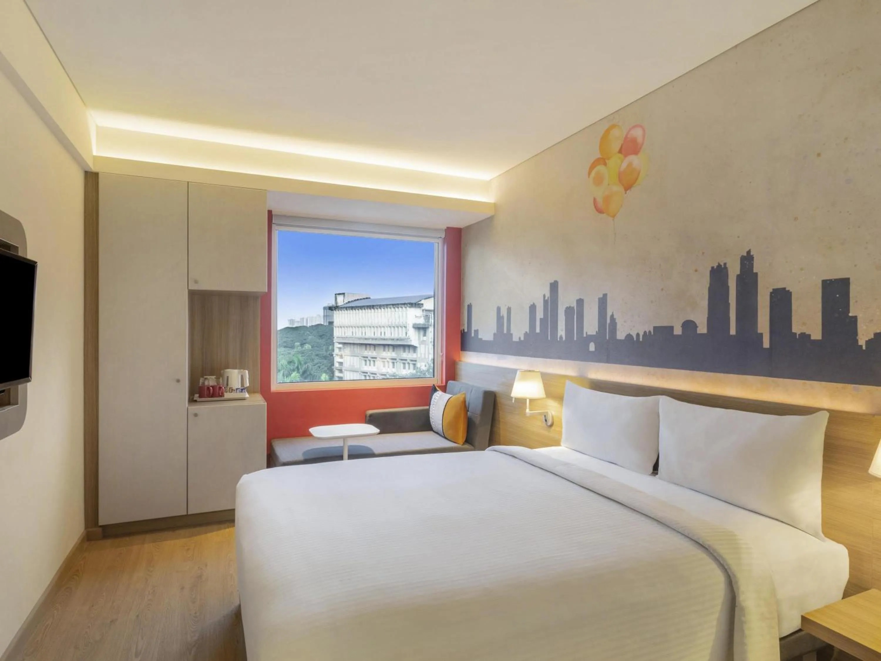 Bedroom, Bed in ibis Thane - An Accor Brand