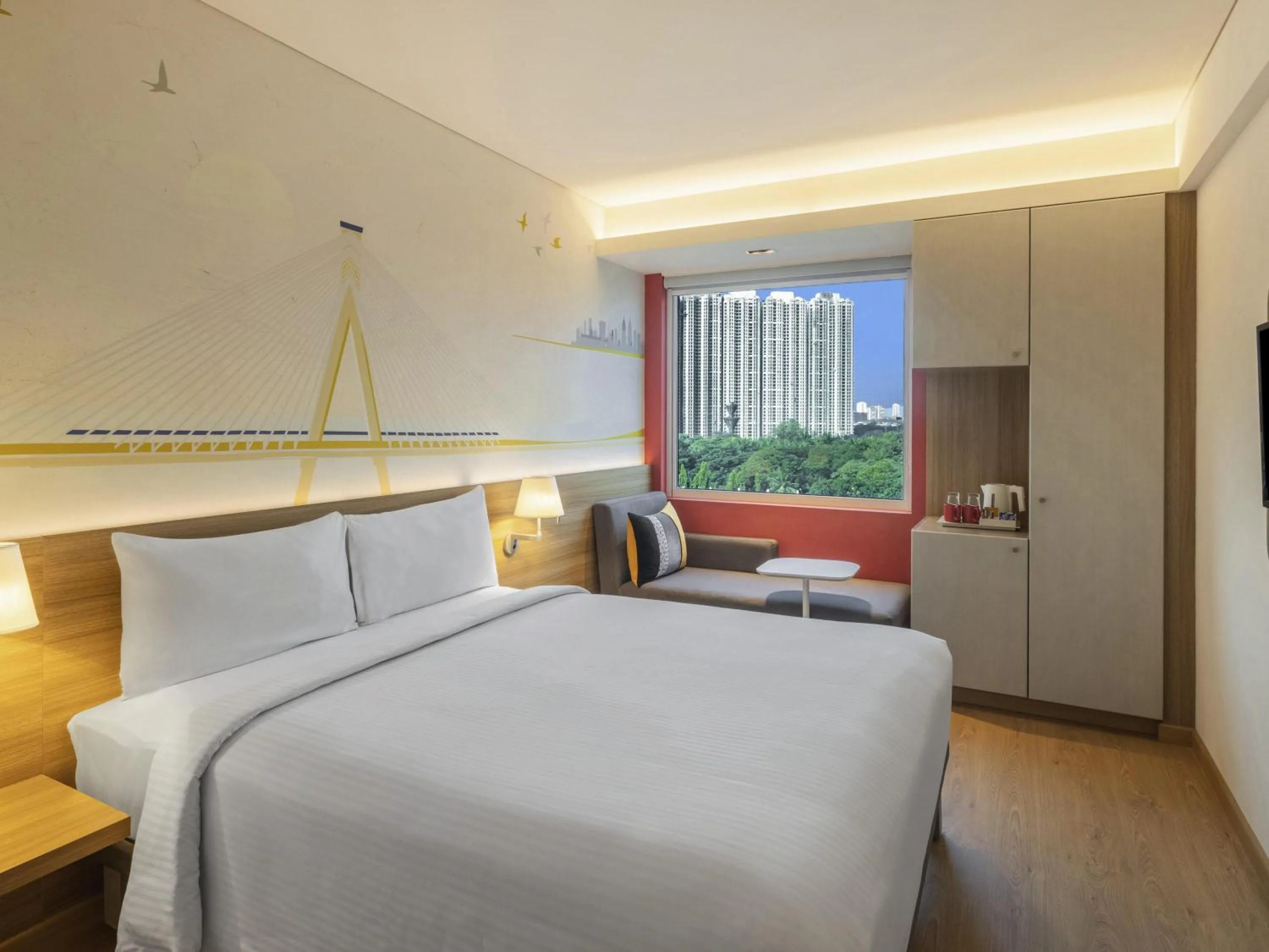 Bedroom, Bed in ibis Thane - An Accor Brand