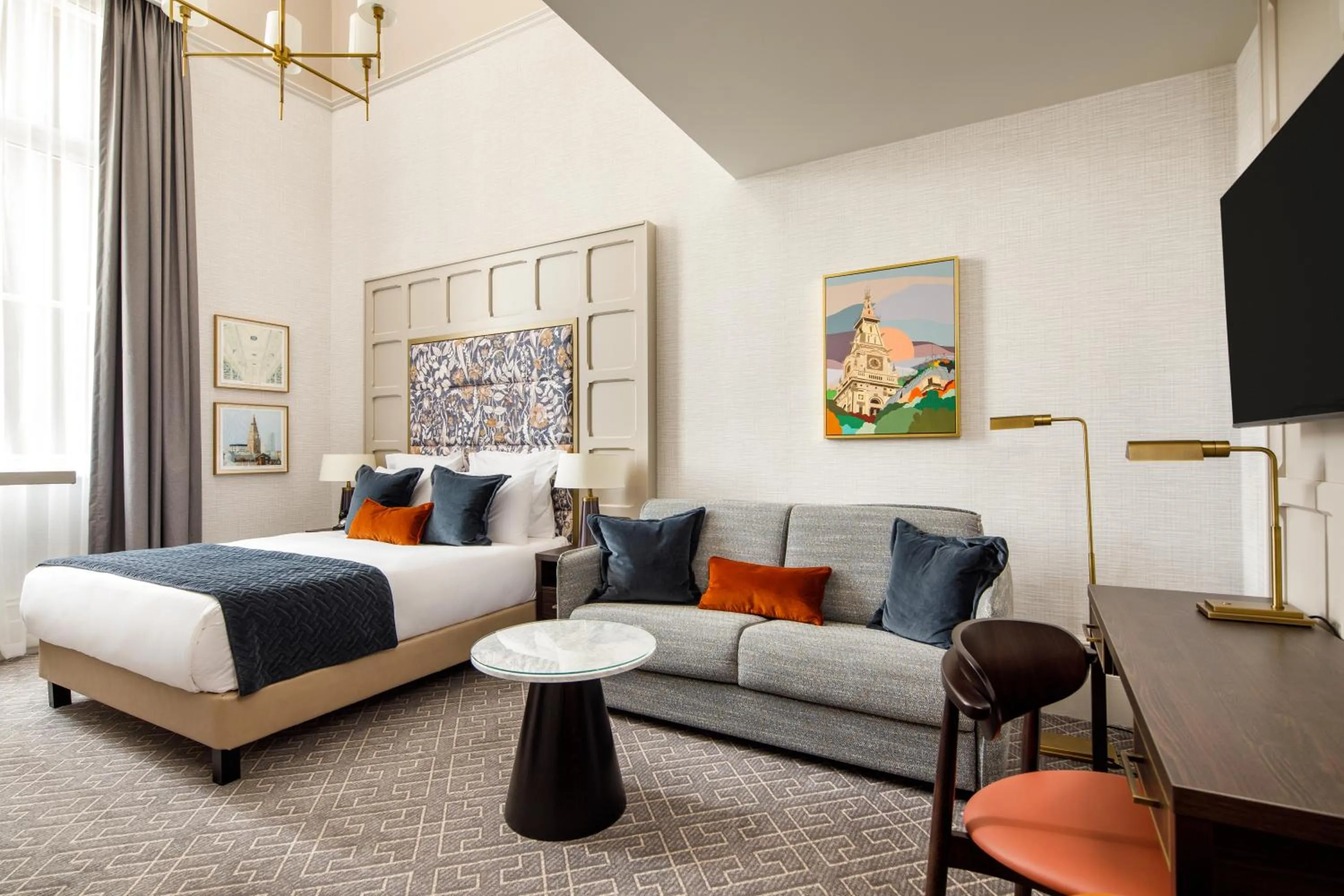 Bedroom, Bed in The Municipal Hotel Liverpool - MGallery