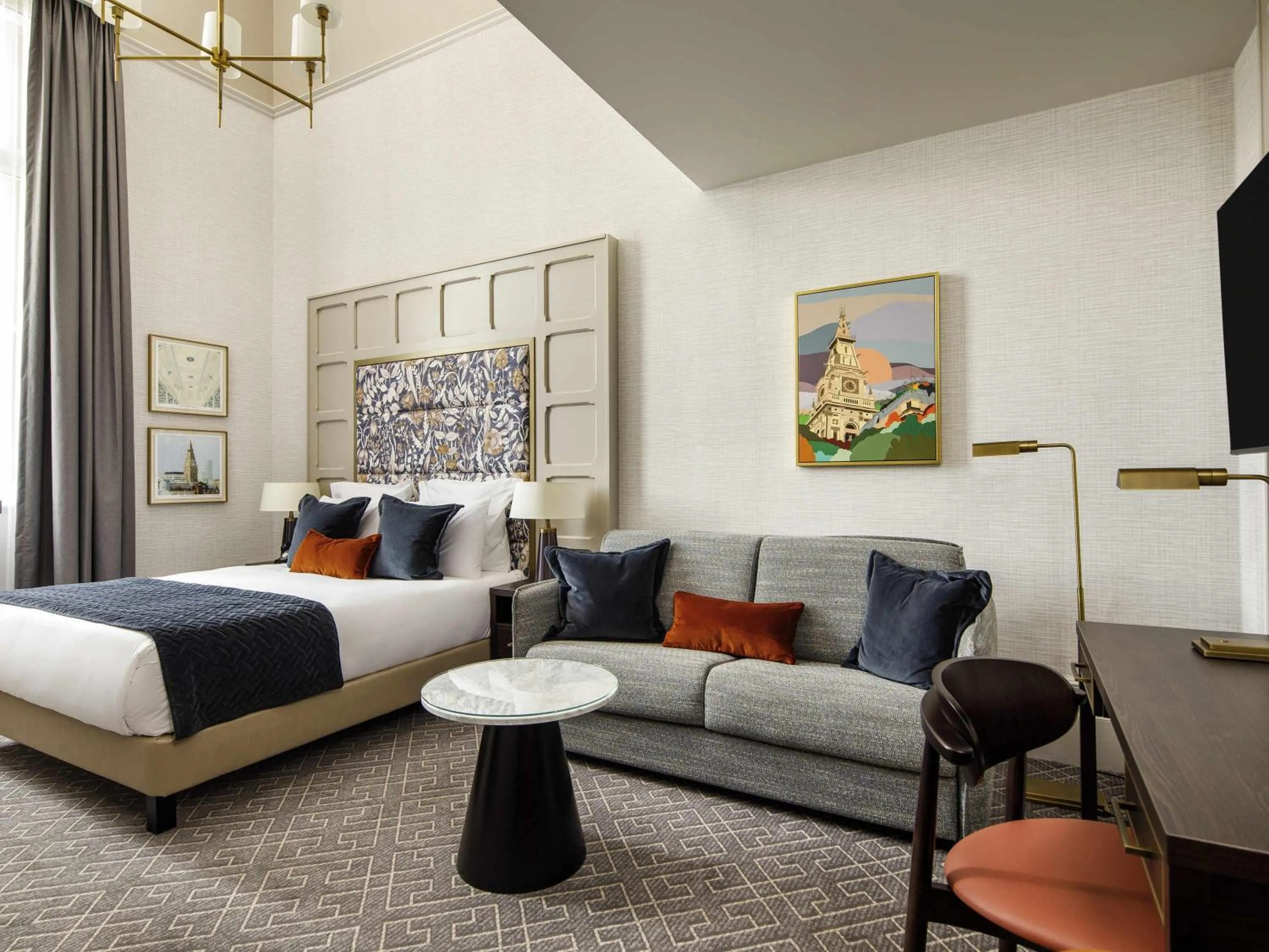 Bedroom, Bed in The Municipal Hotel Liverpool - MGallery