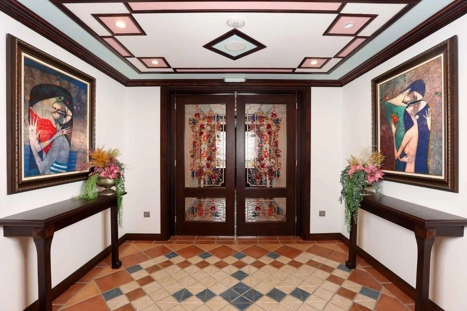 Decorative detail in Armaco Residence