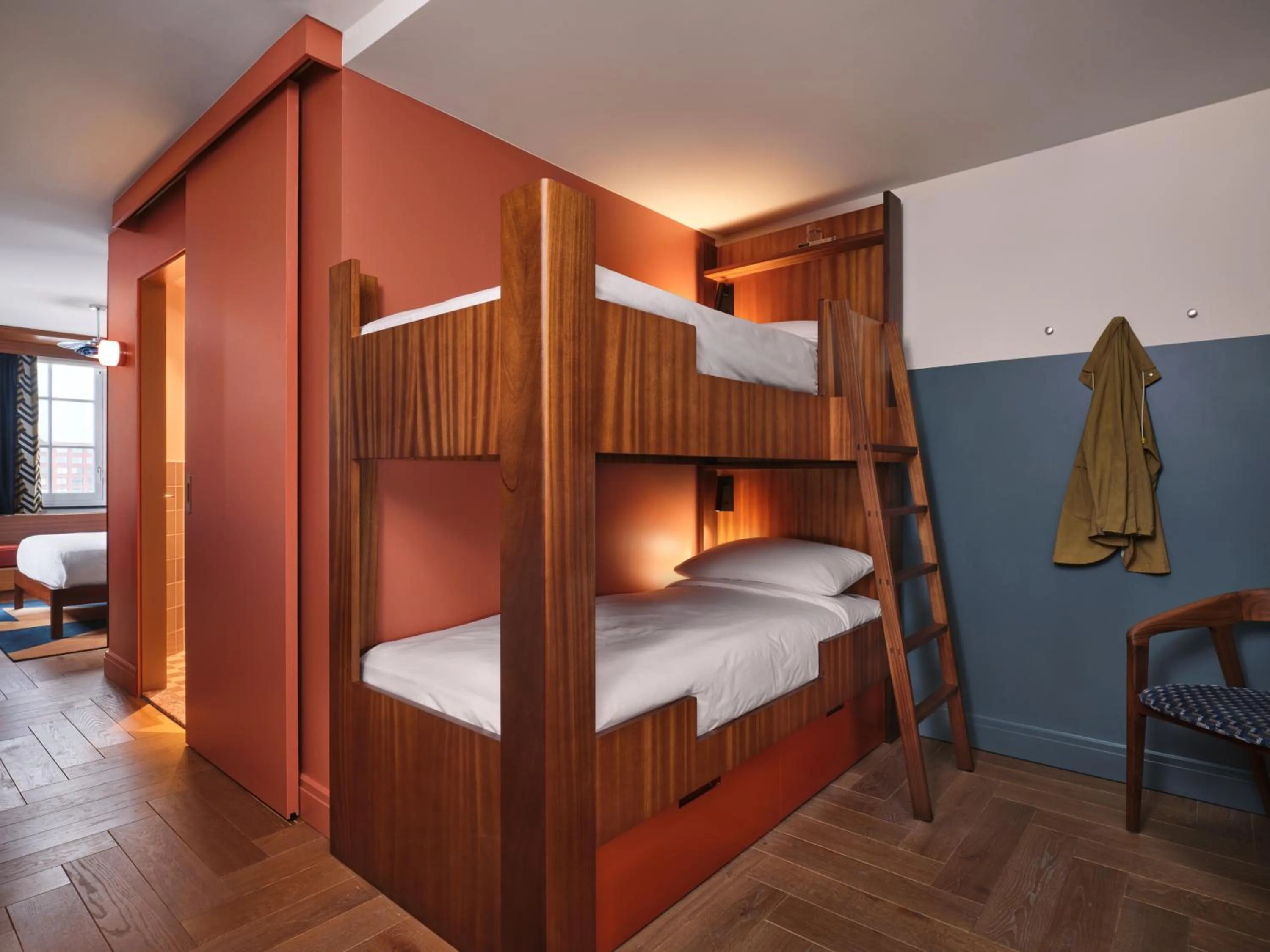 Photo of the whole room, Bed in The Hoxton Lloyd Amsterdam City Centre East