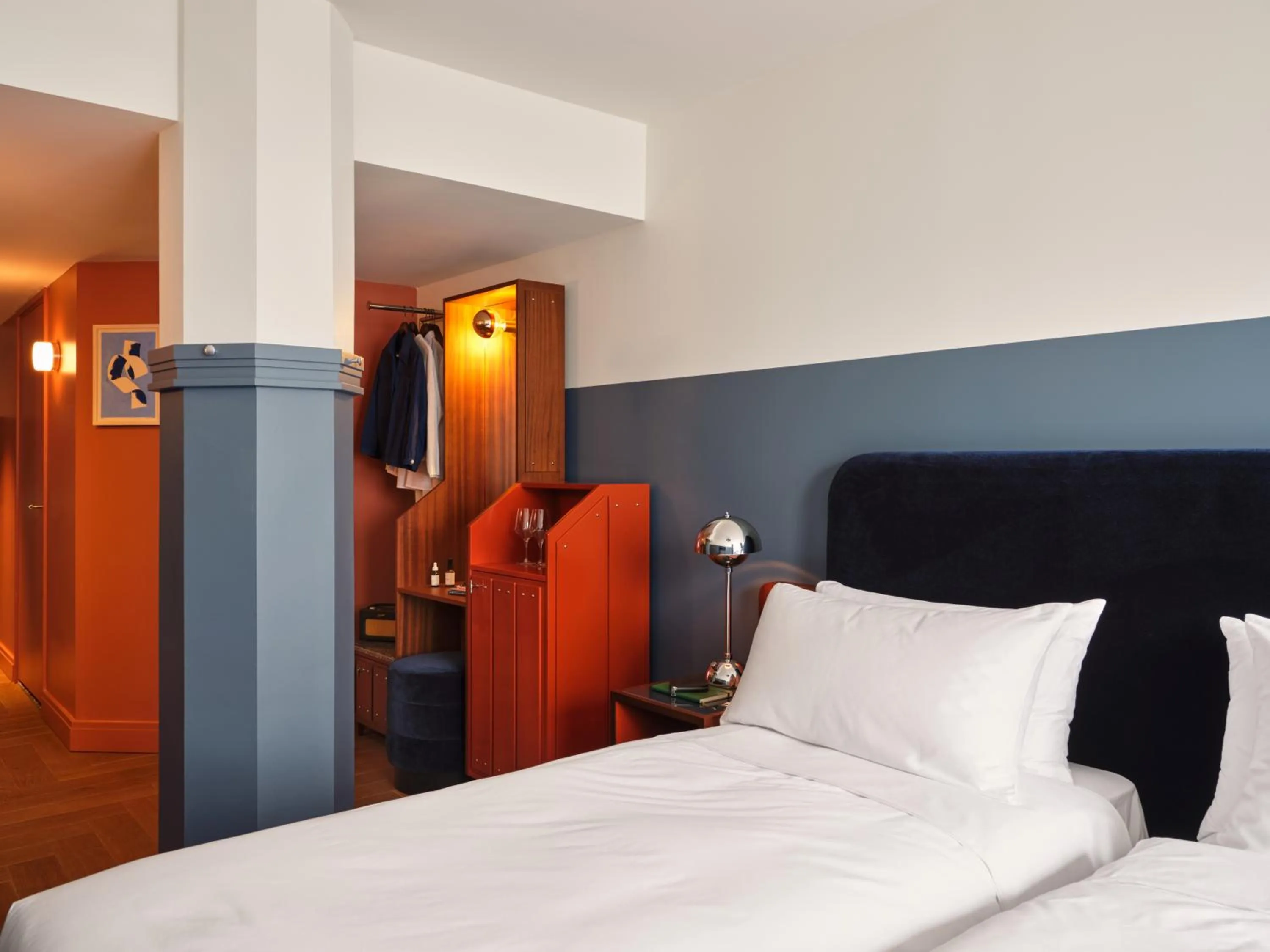 Bedroom, Bed in The Hoxton Lloyd Amsterdam City Centre East