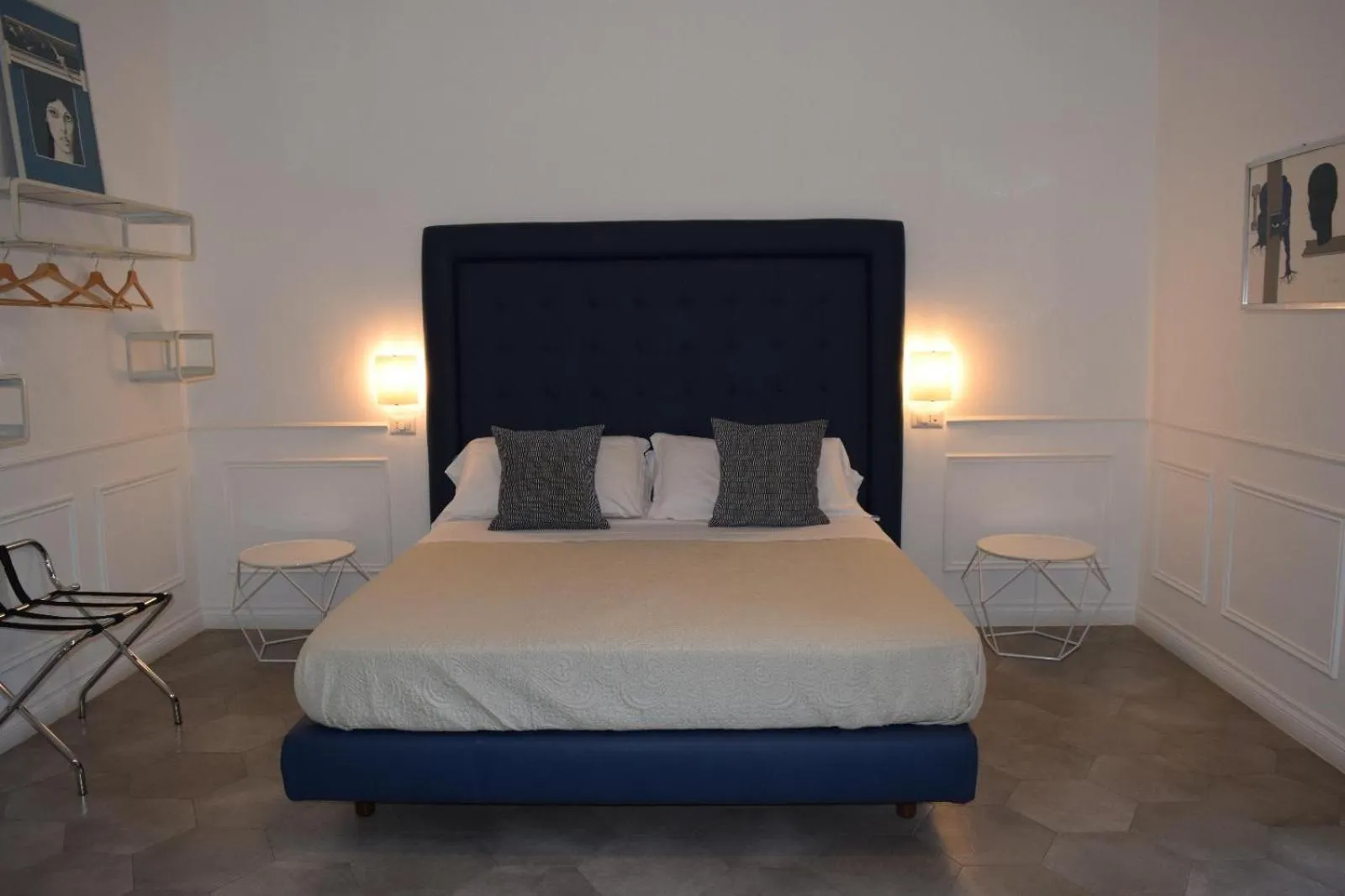 Bed in RAVIDA SUITES