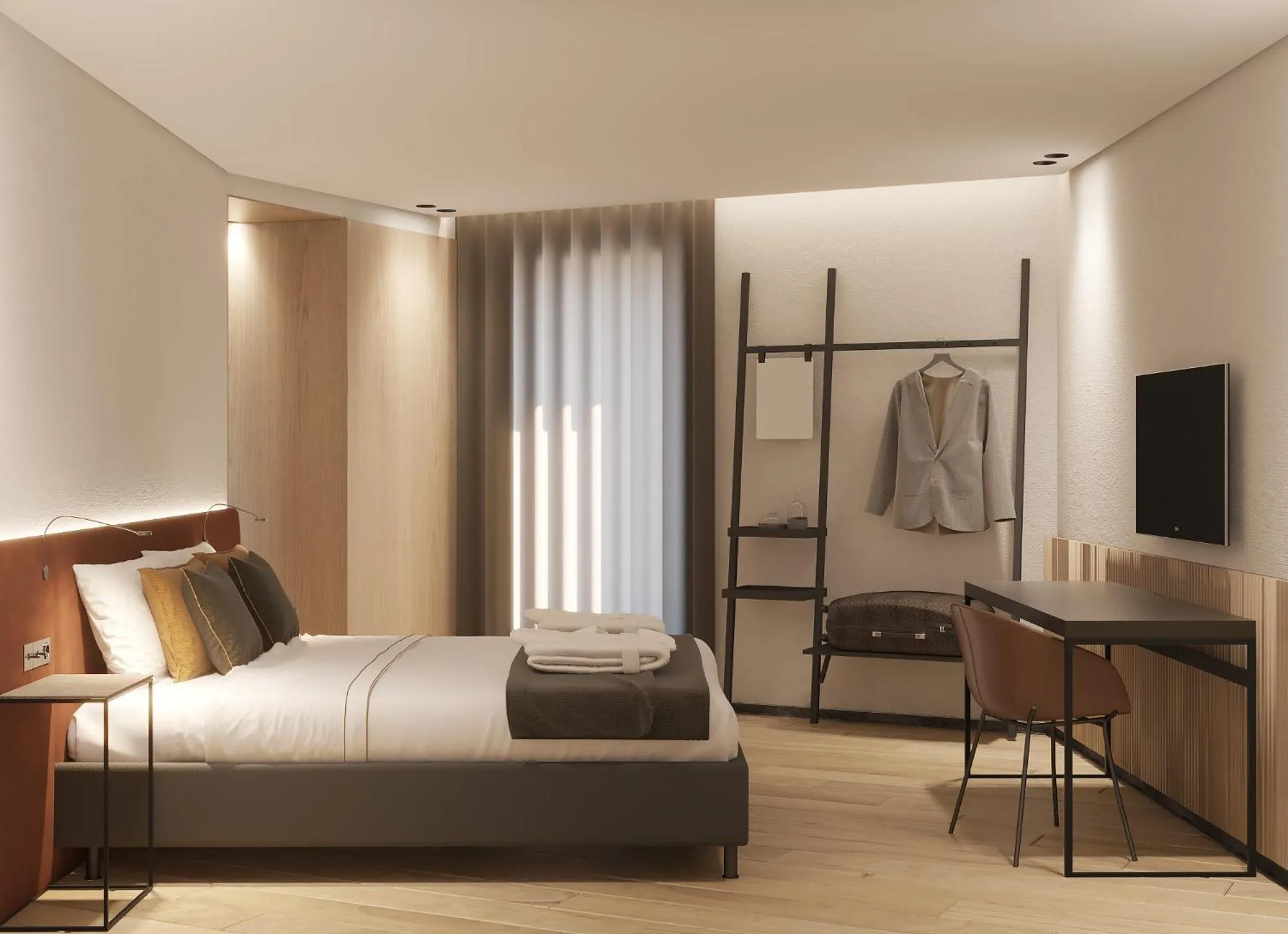 Bedroom, Bed in Hotel Principe Avila