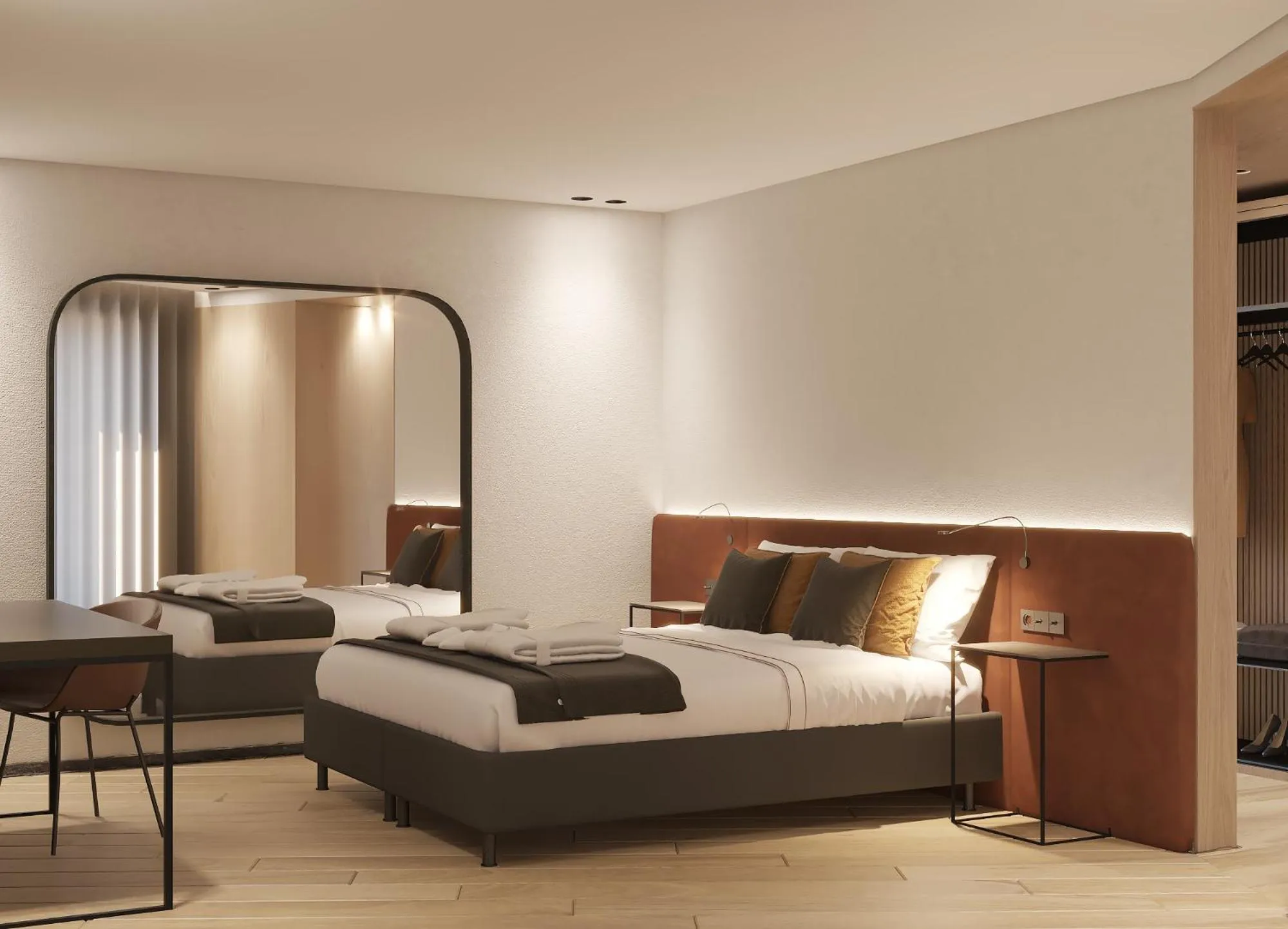 Bedroom, Bed in Hotel Principe Avila