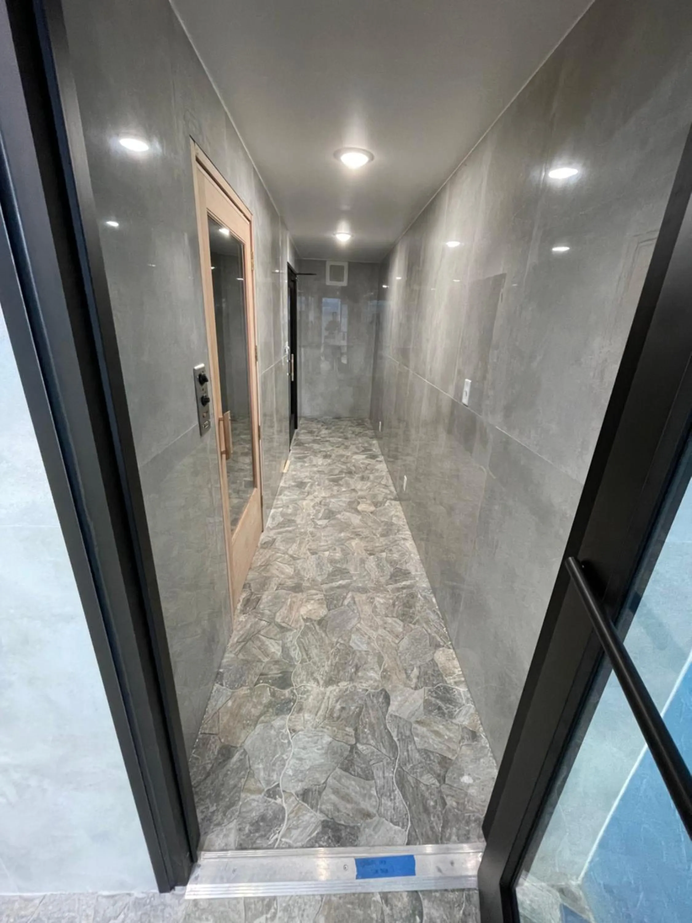 Steam room in Pine Lake Resort and Banquets