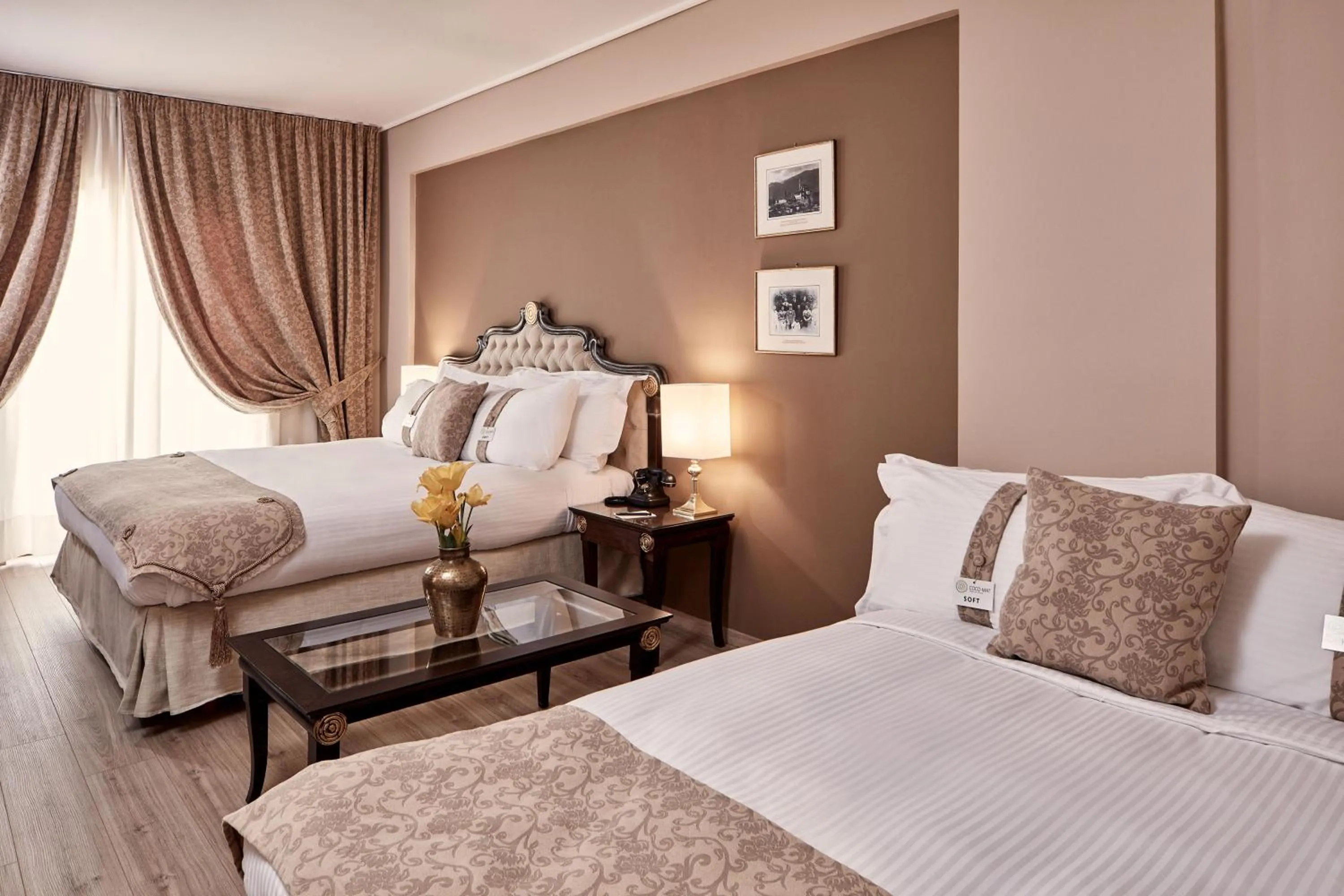 Bed in Epirus Palace Congress & Spa