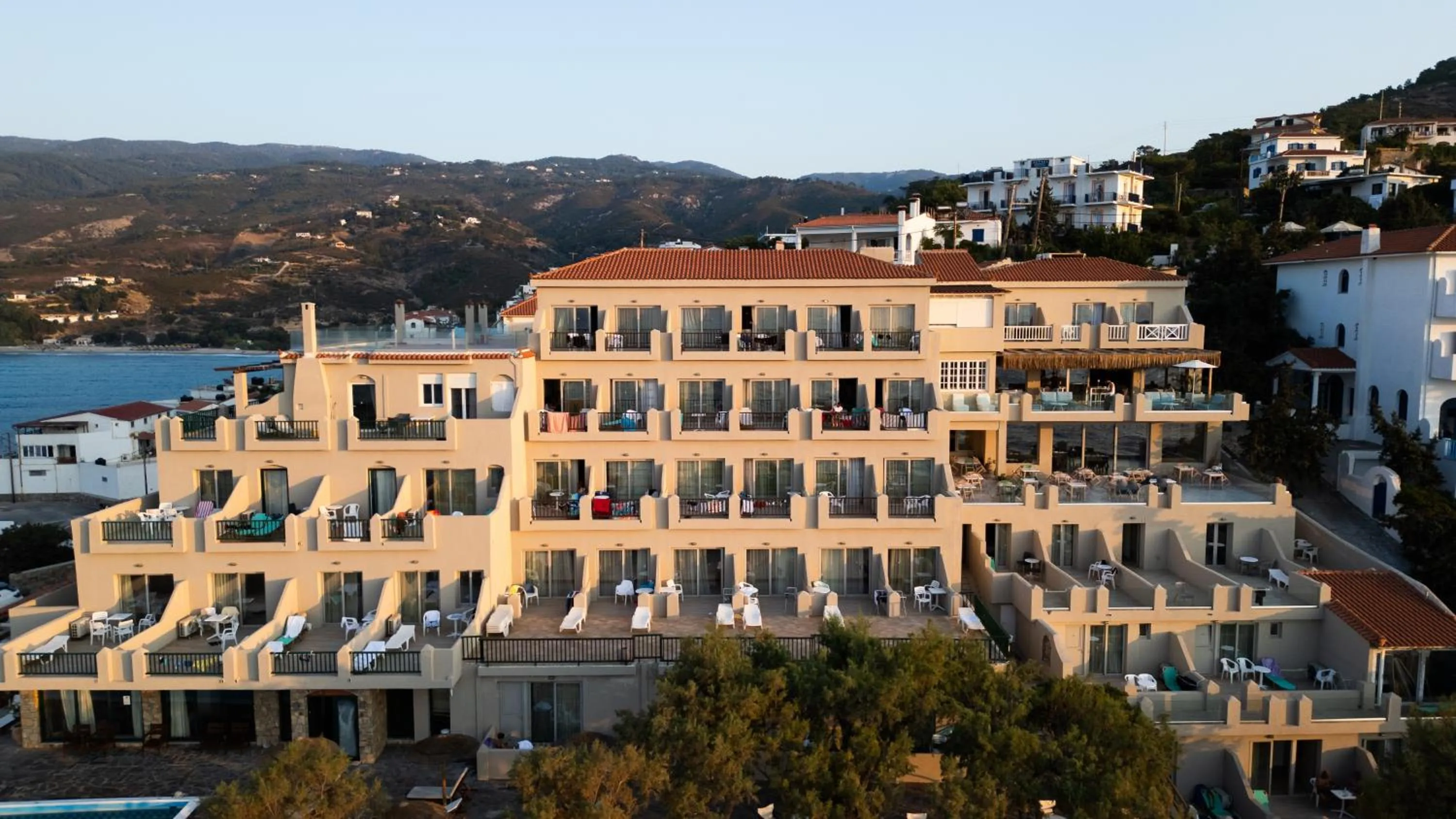 Property building in Cavos Bay Hotel & Studios