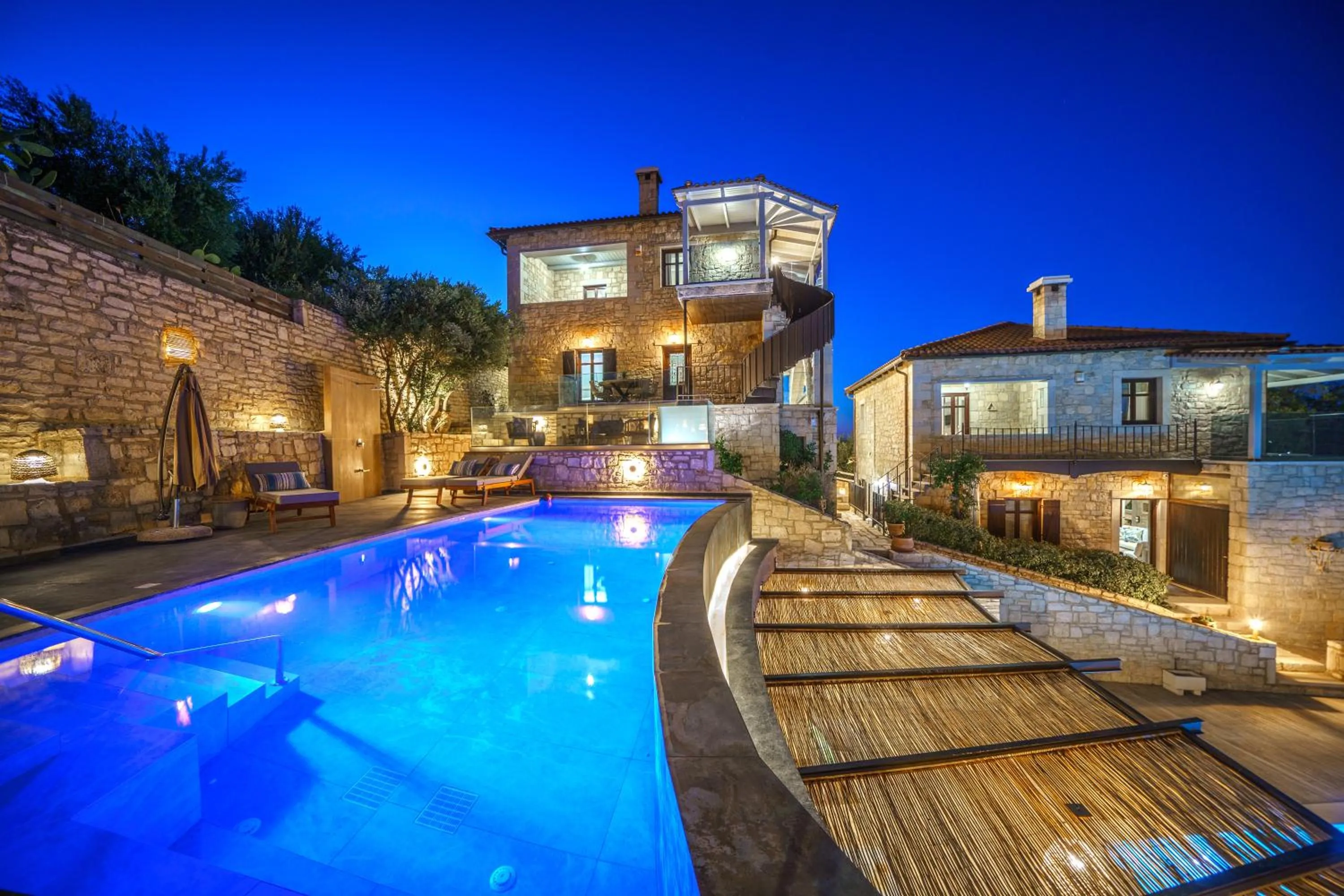 Property building in Asion Lithos Suites with Private Pools