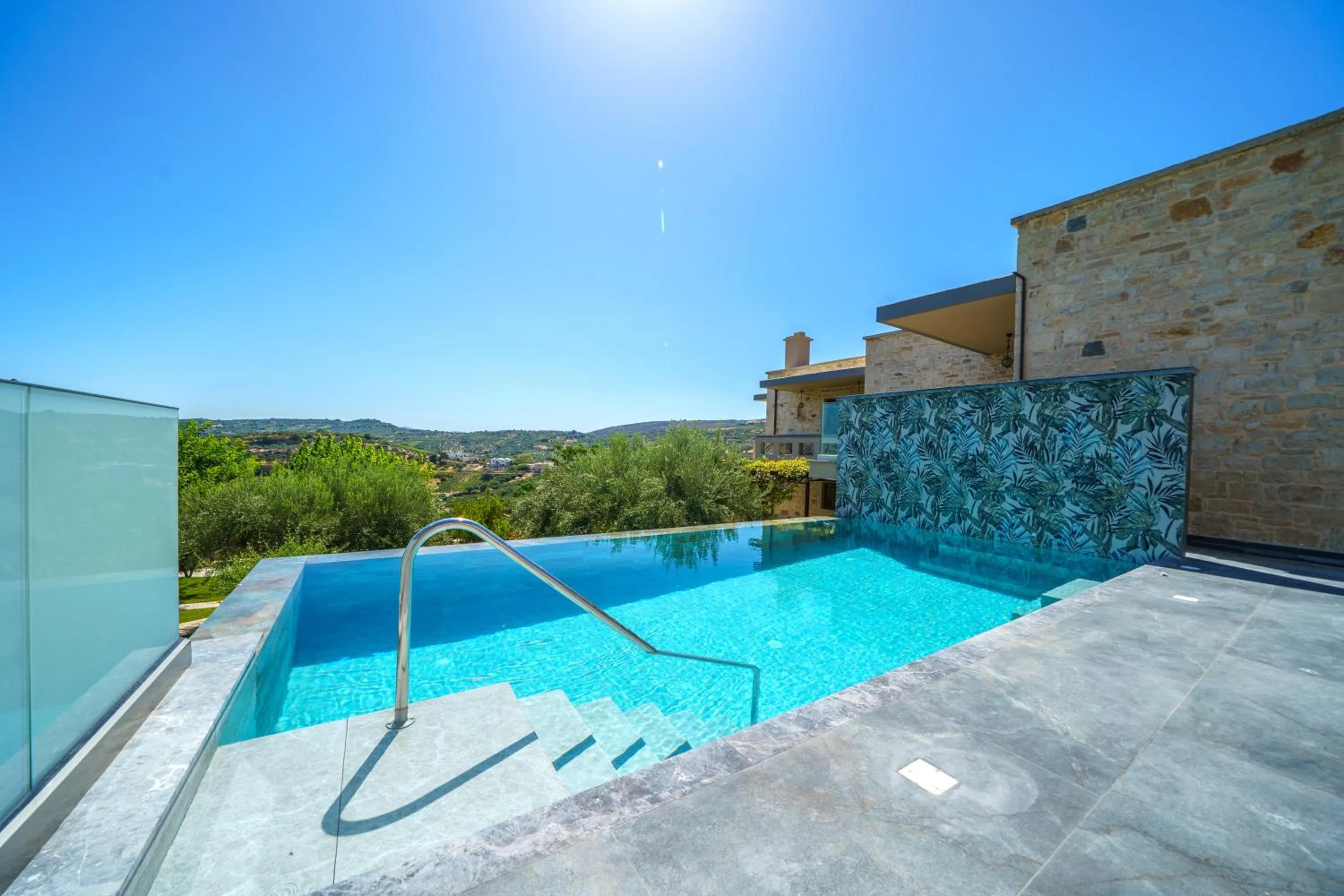Swimming pool in Asion Lithos Suites with Private Pools