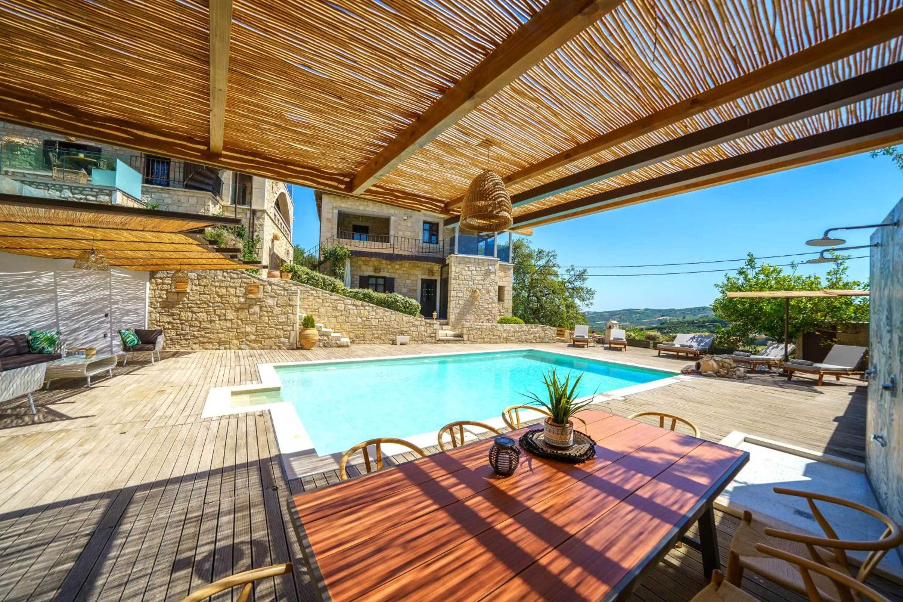 Swimming pool in Asion Lithos Suites with Private Pools