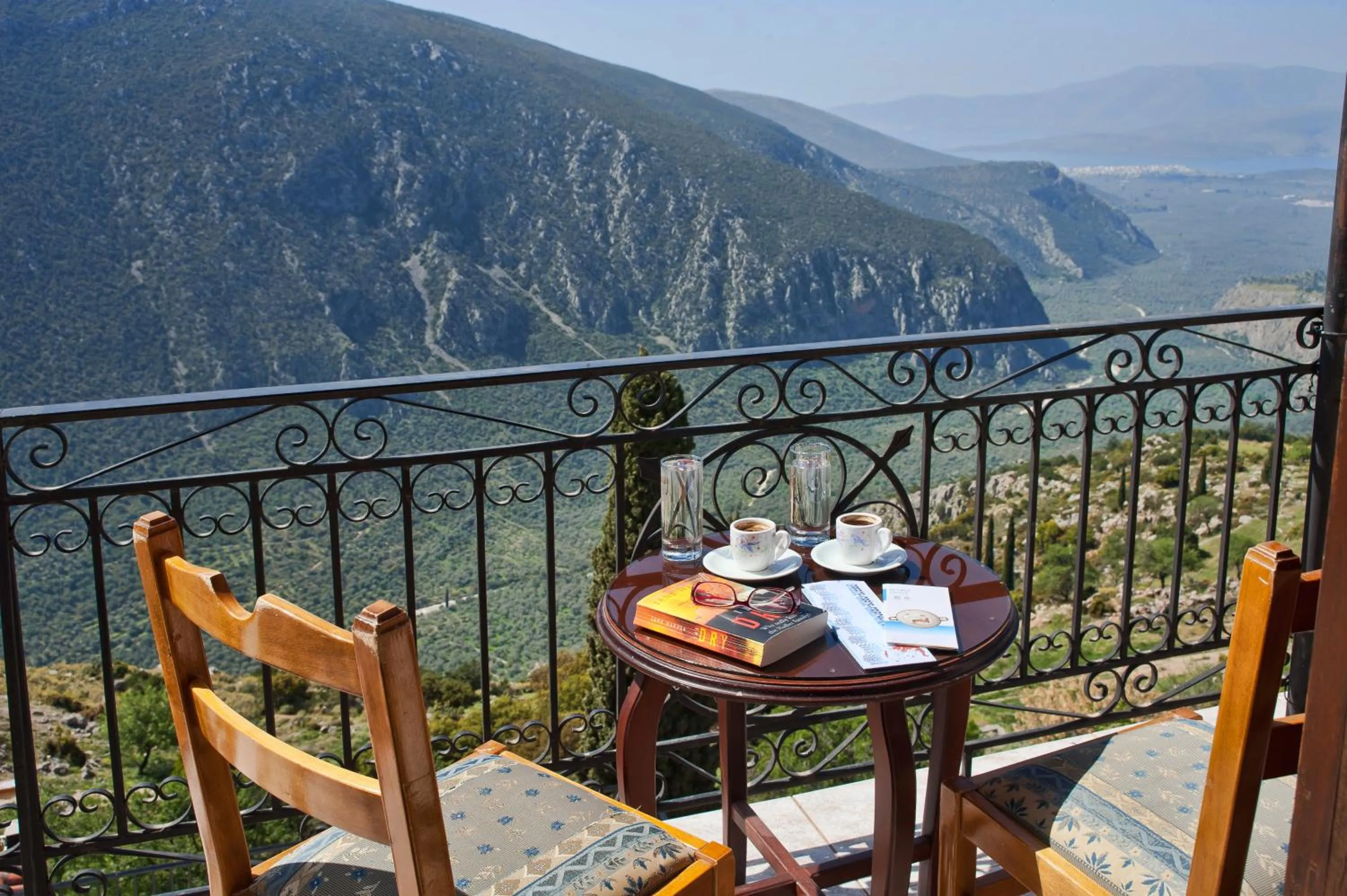 Balcony/Terrace in Hermes Delphi Hotel