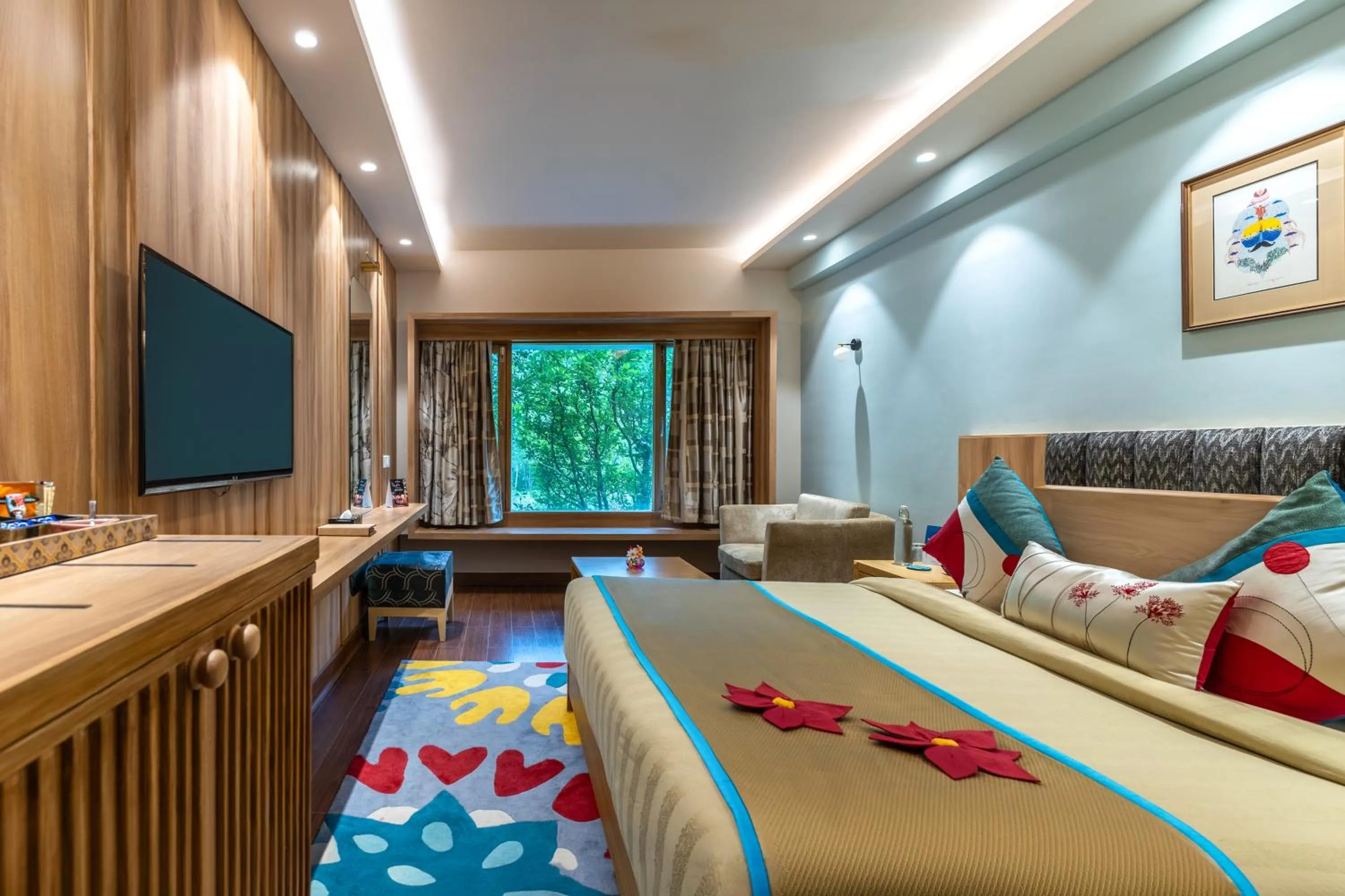 Bedroom, Bed in Bookmark Resorts, Manali