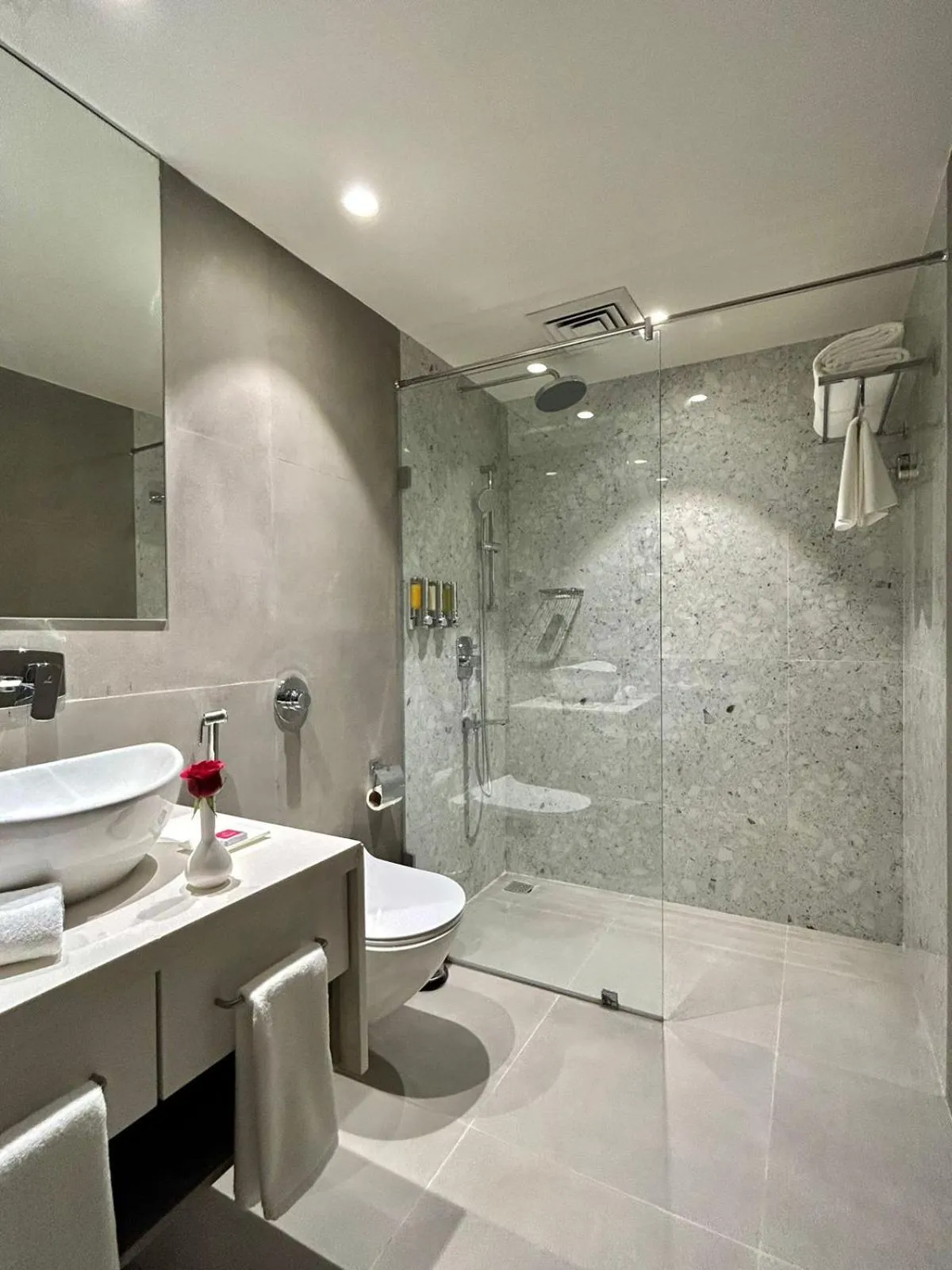 Bathroom in Bookmark Resorts, Manali