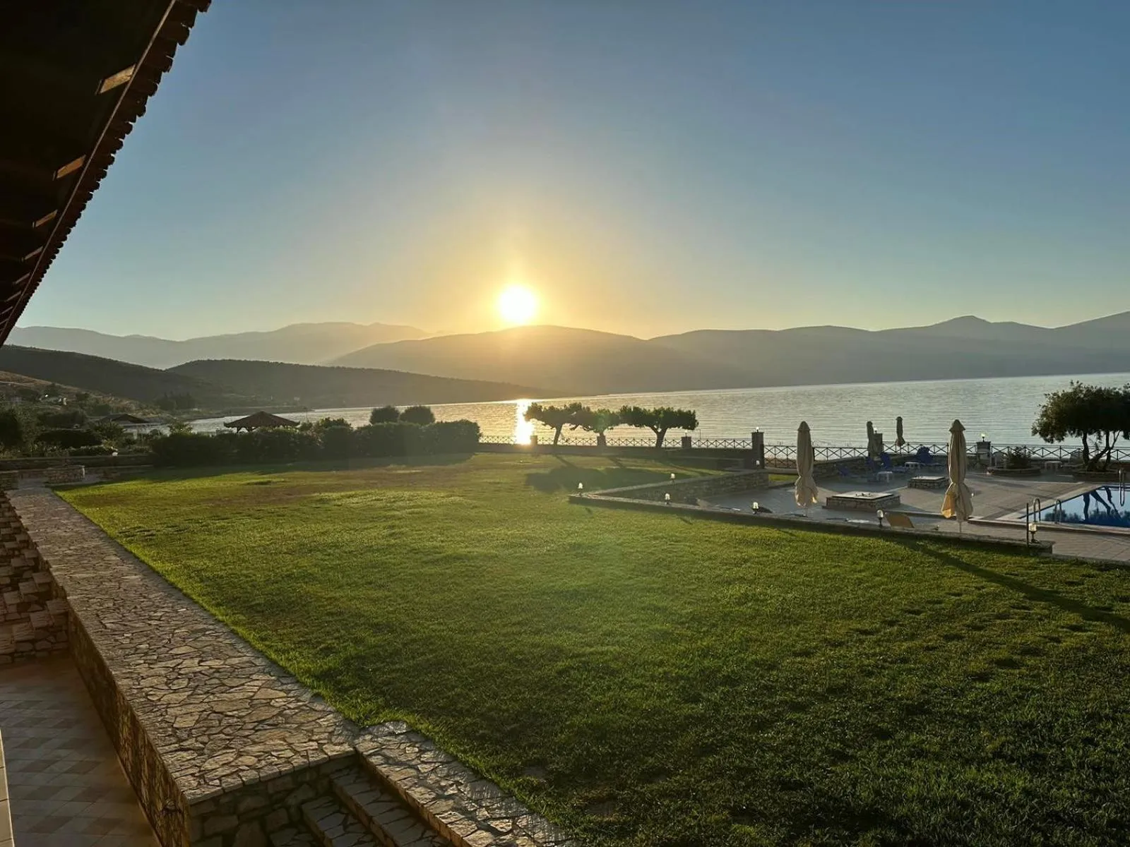 Sunset in Europa Beach Hotel