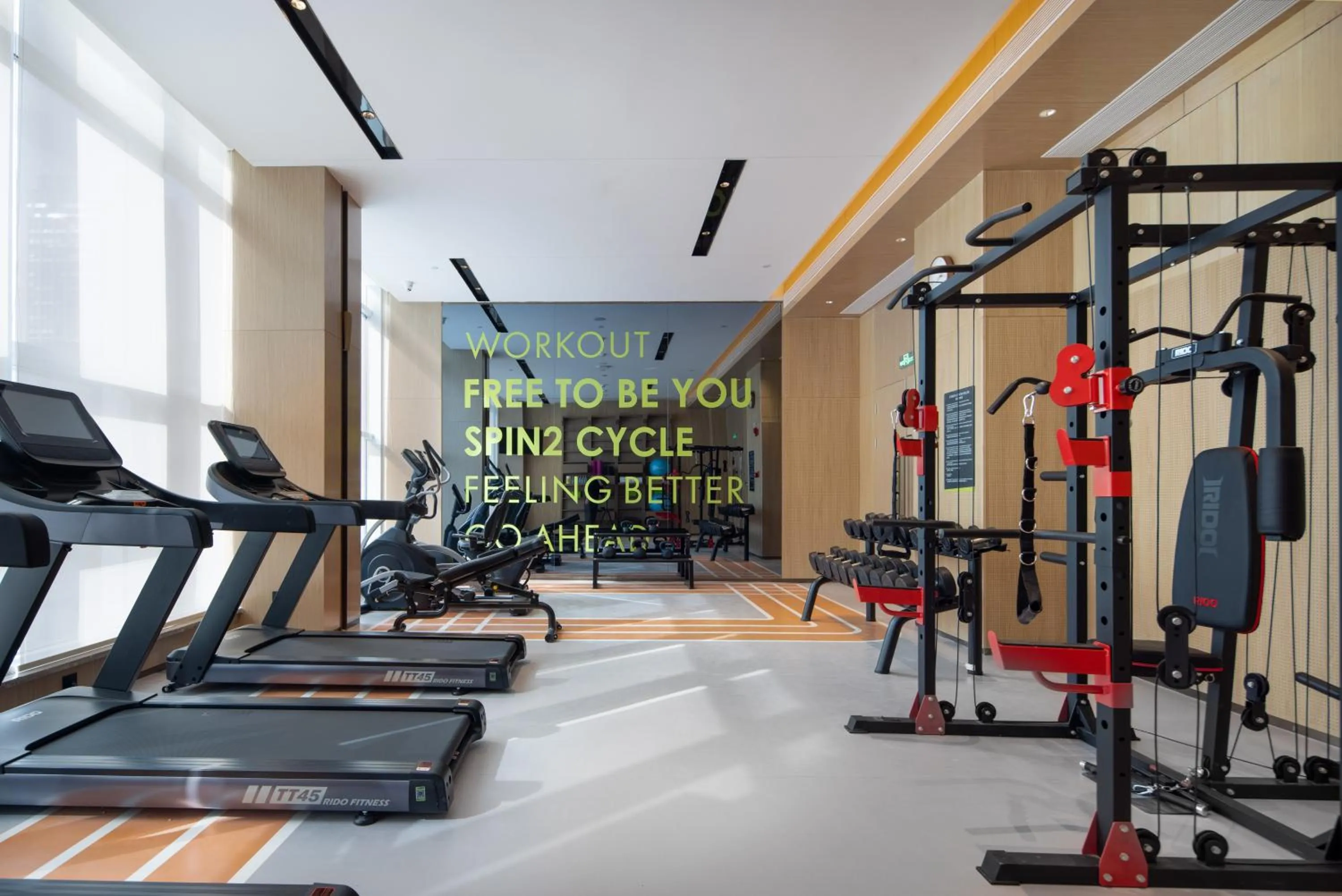Fitness centre/facilities in Home2 Suites by Hilton Chongqing Yubei