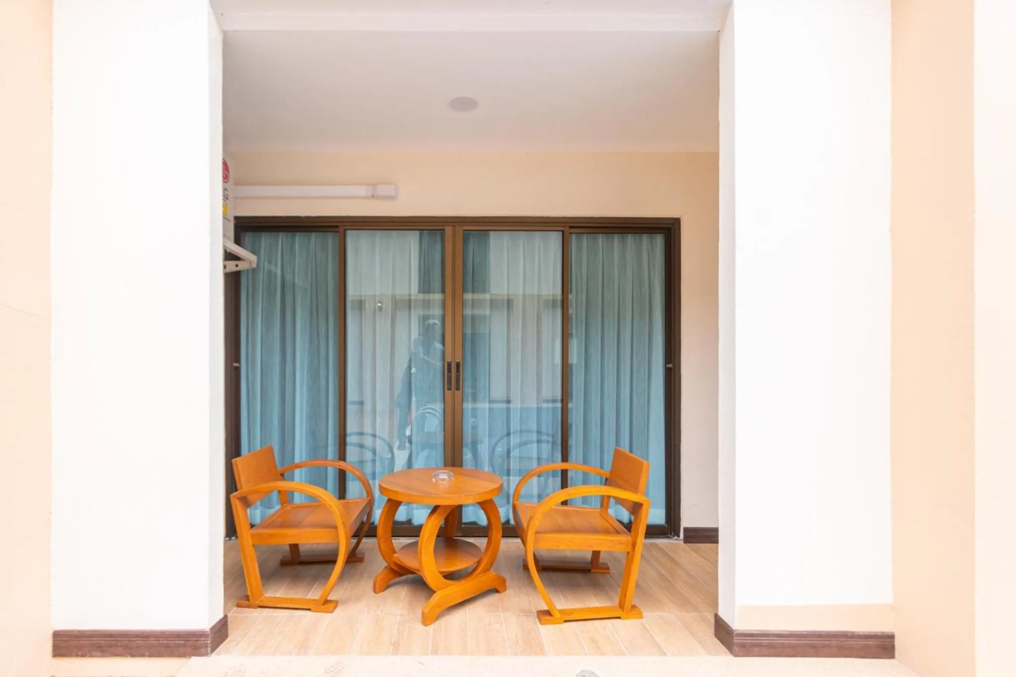 Balcony/Terrace in Peacock De Pai Hotel