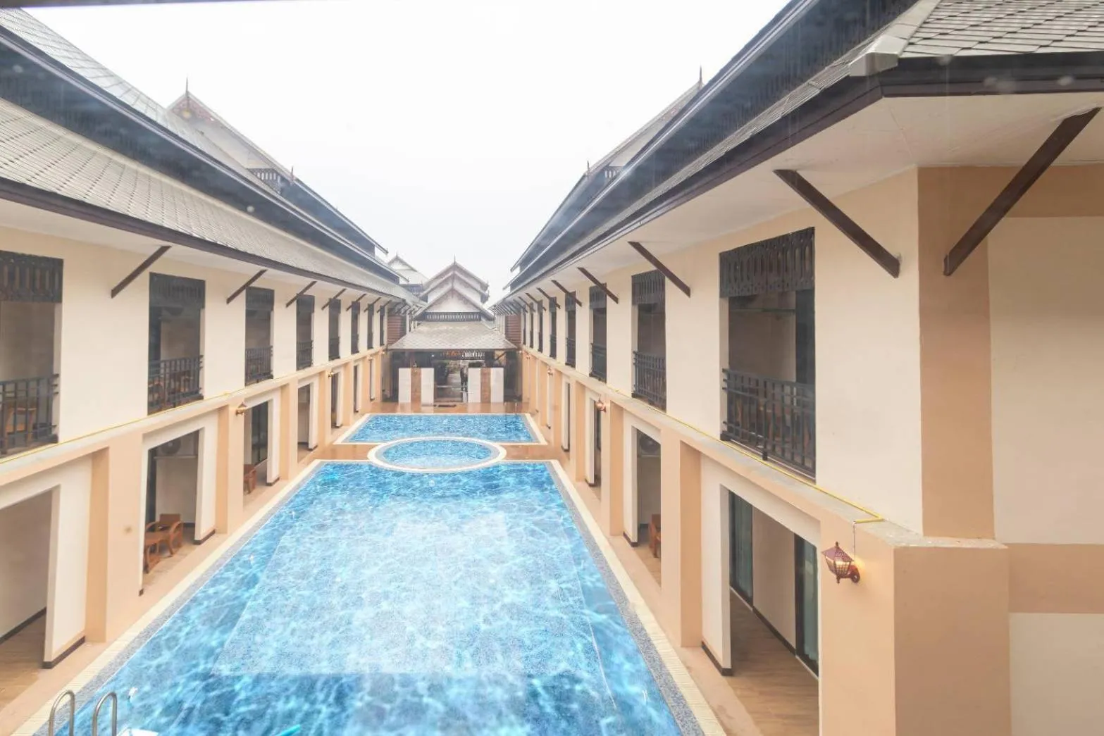 Pool view in Peacock De Pai Hotel
