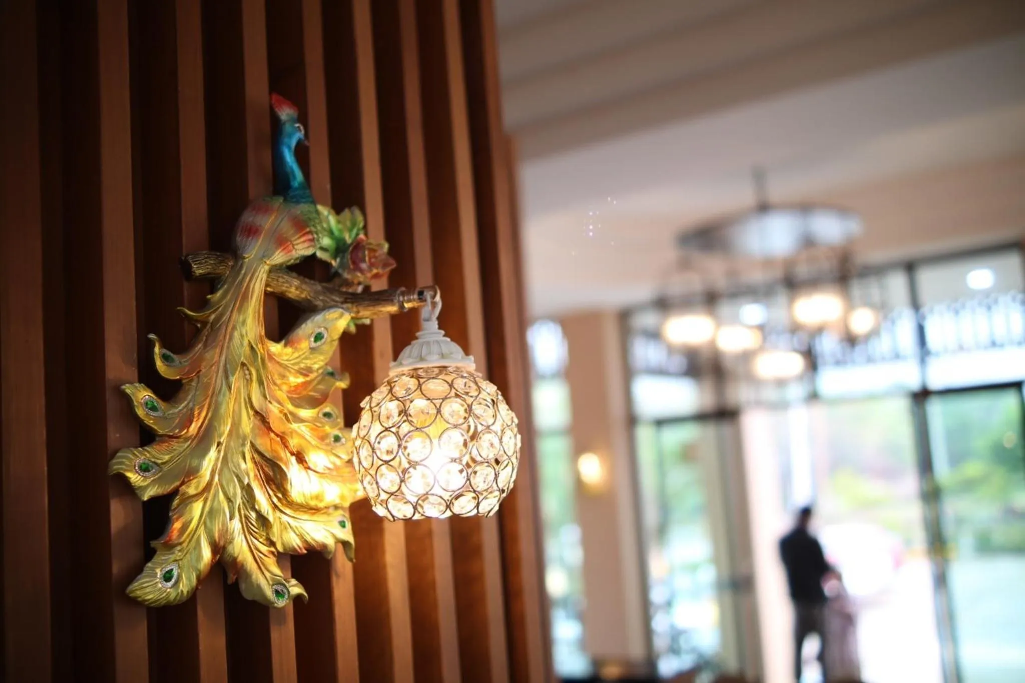 Decorative detail in Peacock De Pai Hotel