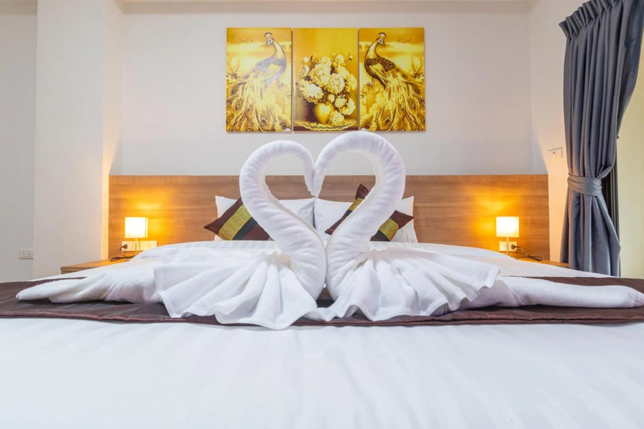 Bedroom, Bed in Peacock De Pai Hotel