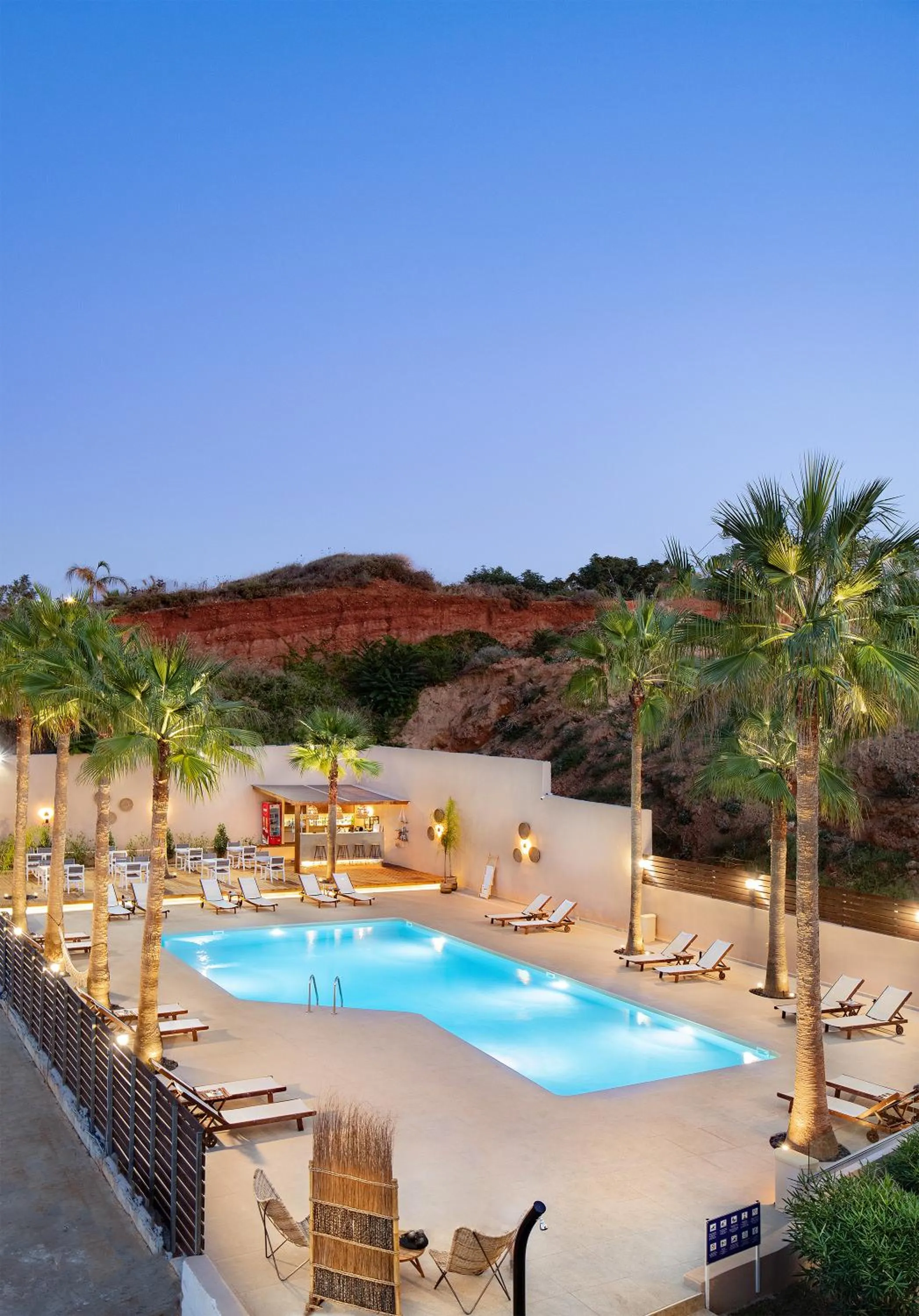 Pool view in Sea View Hotel & Apartments