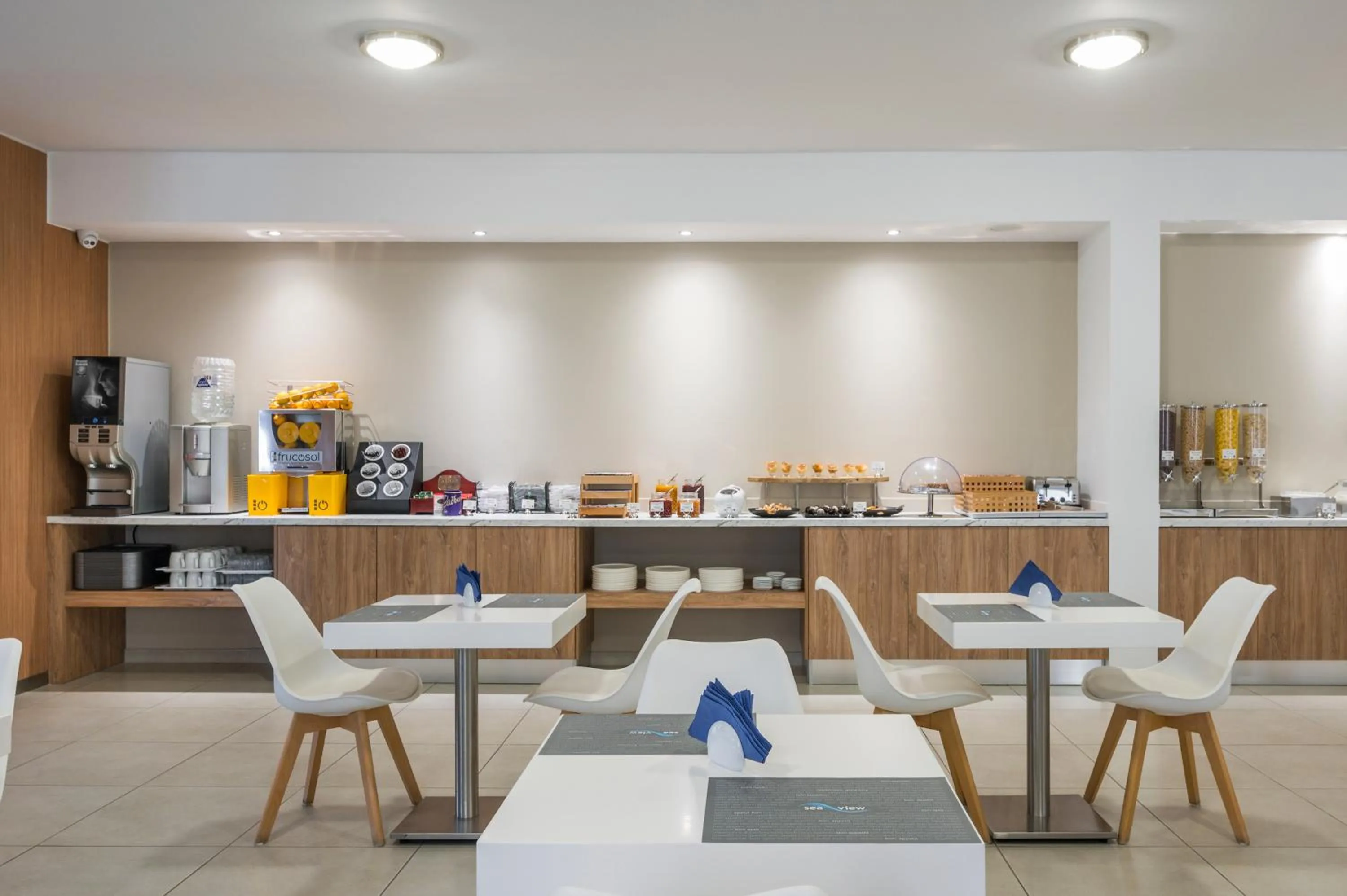 Buffet breakfast in Sea View Hotel & Apartments