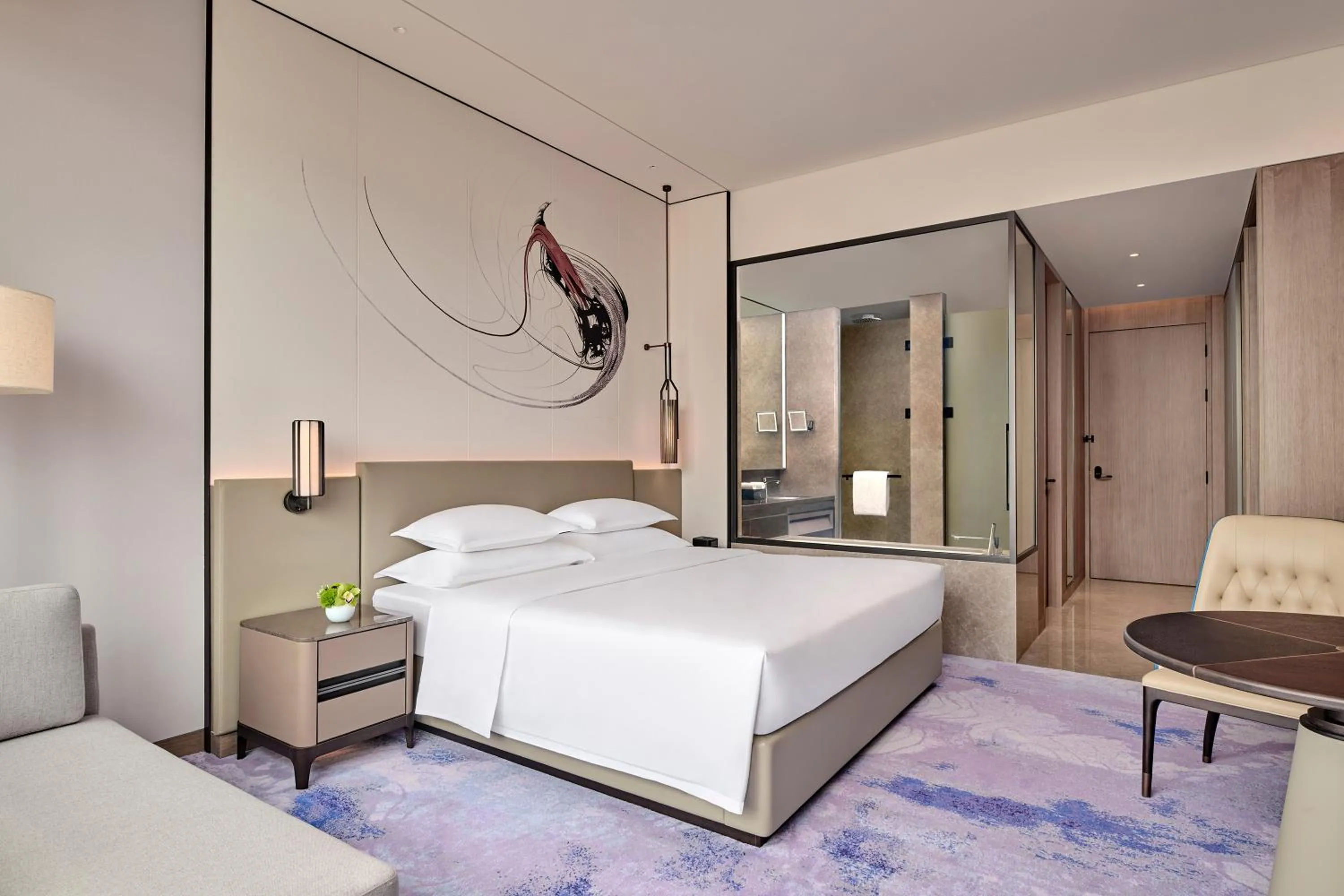 Bed in Hotel Nikko Changshu