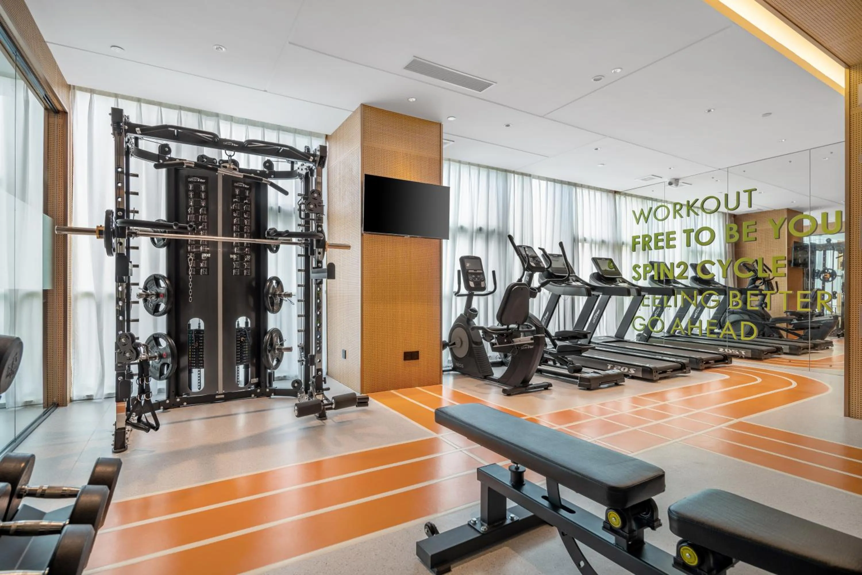 Fitness centre/facilities in Home2 Suites by Hilton Shenzhen Nanshan Science & Technology Park