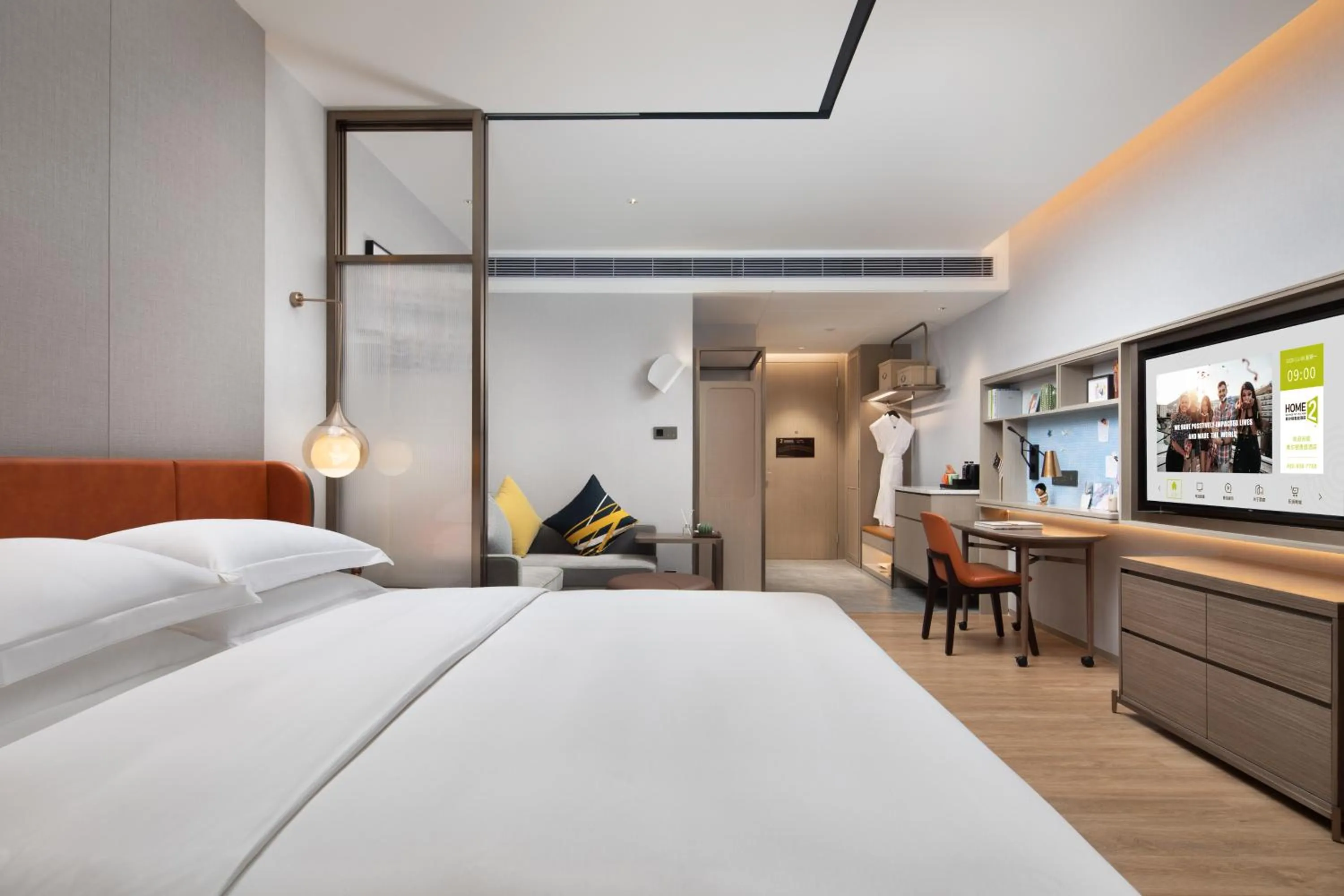 Bedroom in Home2 Suites By Hilton Wuhan Xudong