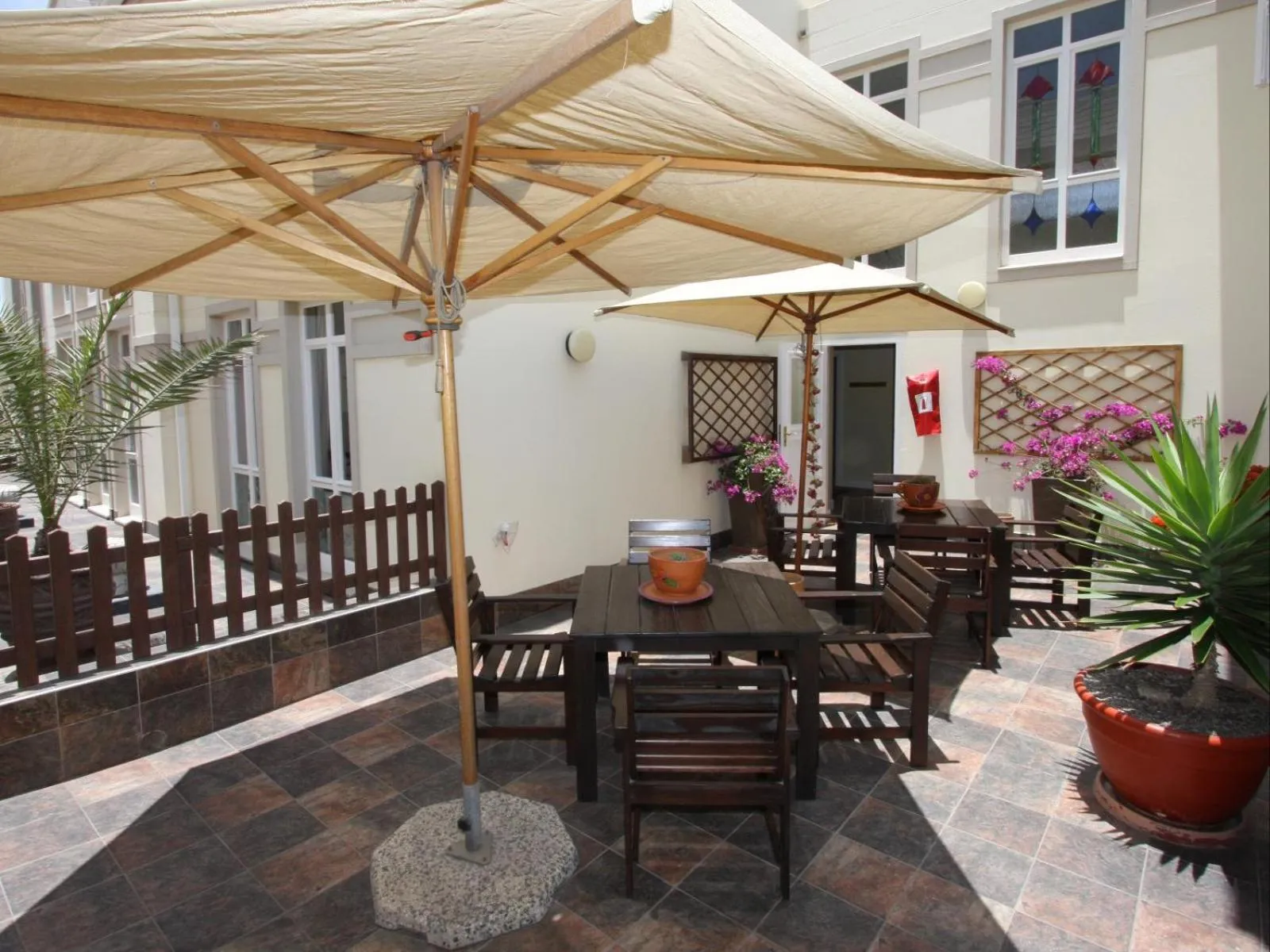 Patio in Hotel Eberwein Garni