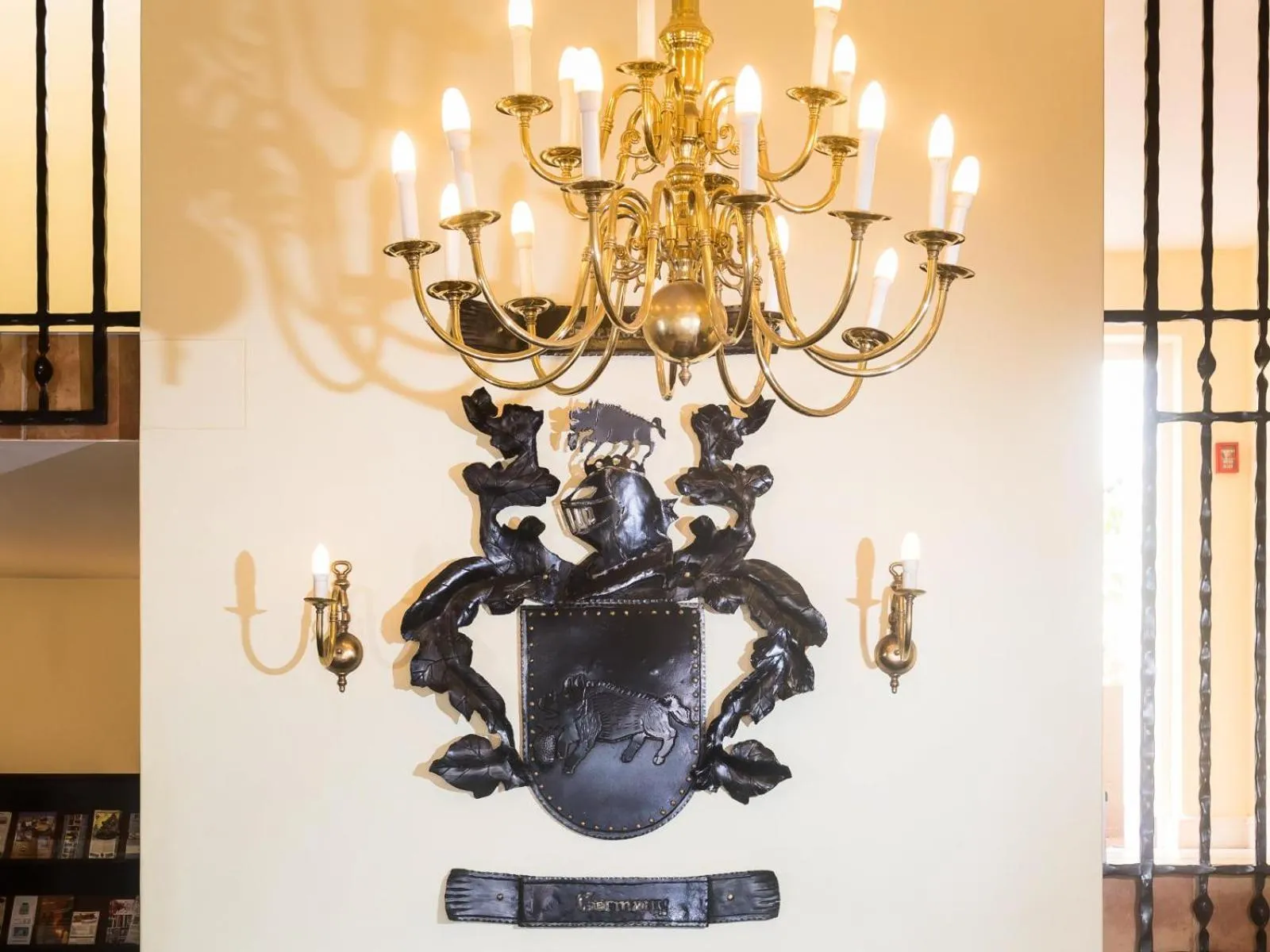 Decorative detail in Hotel Eberwein Garni