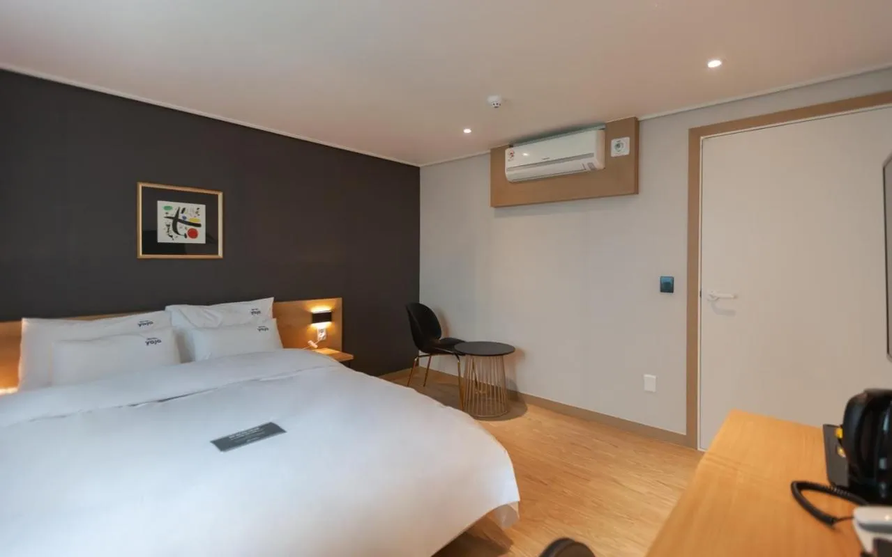 Bed in YAJA Hotel Tongyeong Ferry Terminal Branch