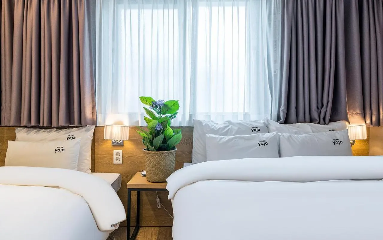 Bed in YAJA Hotel Tongyeong Ferry Terminal Branch