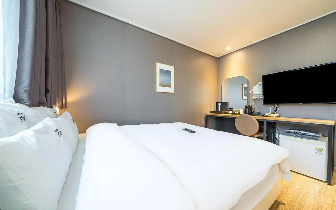 Bed in YAJA Hotel Tongyeong Ferry Terminal Branch