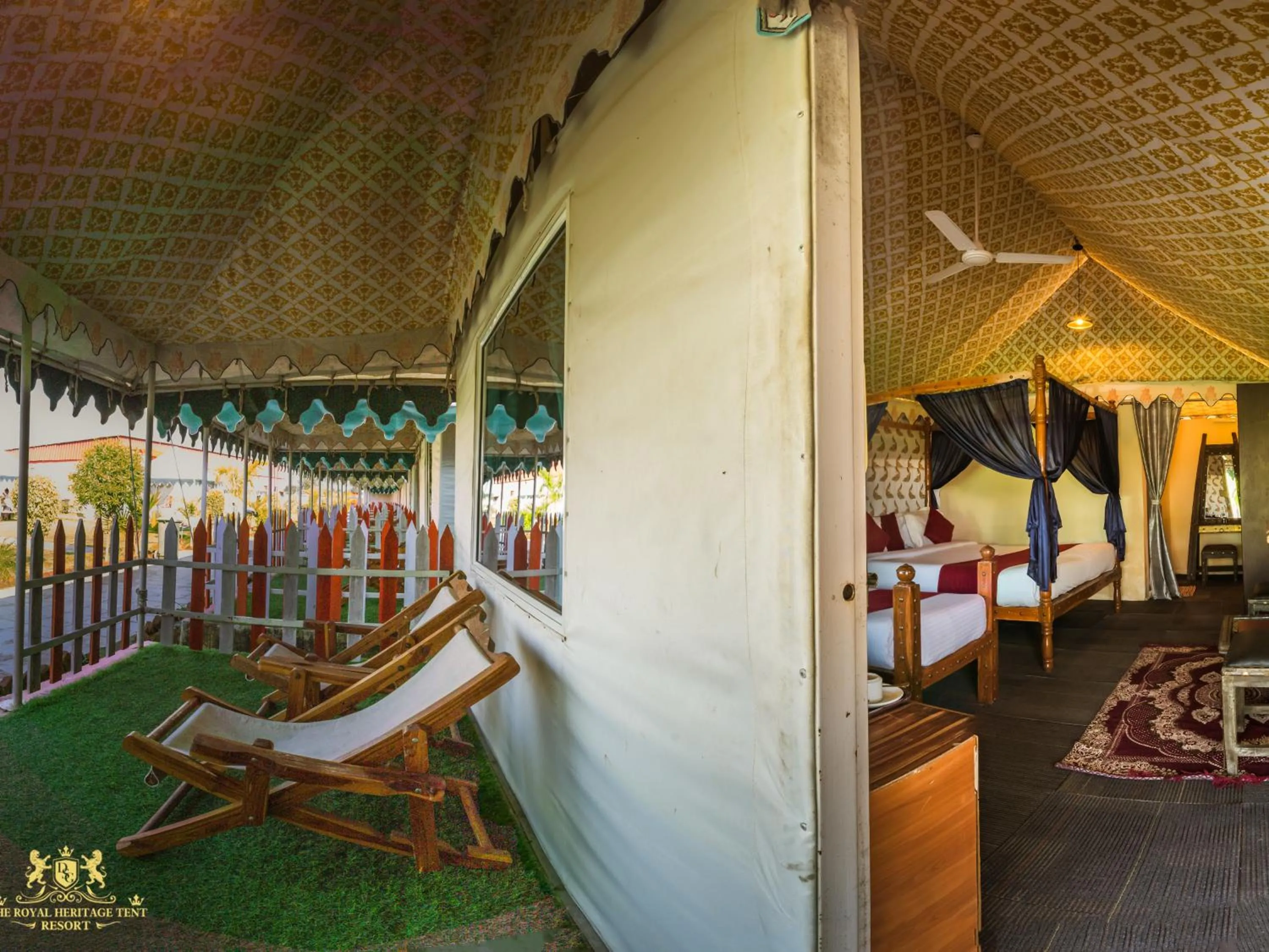 View (from property/room) in The Royal Heritage Tent Resort- Tent City Kevadia