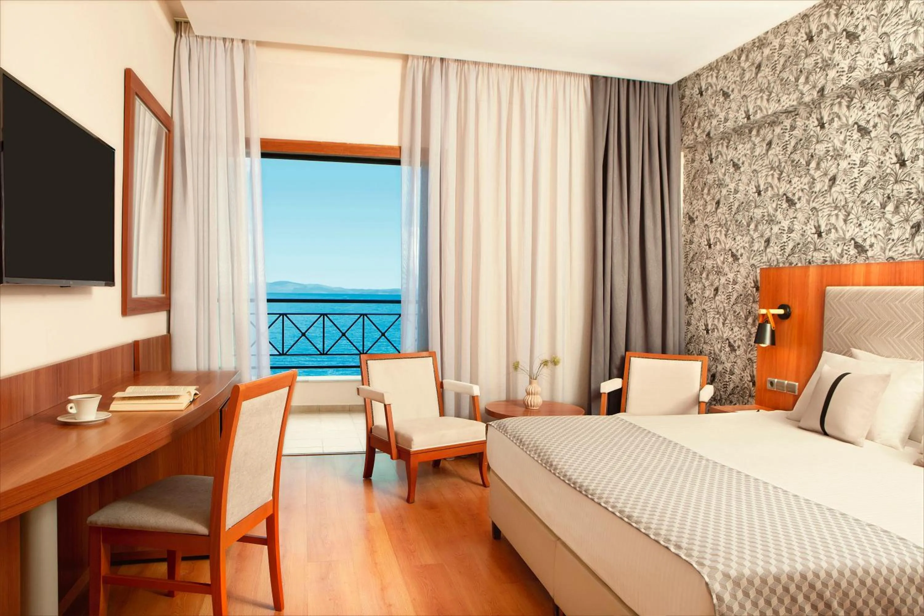 Bedroom, Bed in Zeus Essence Ramada by Wyndham Athens